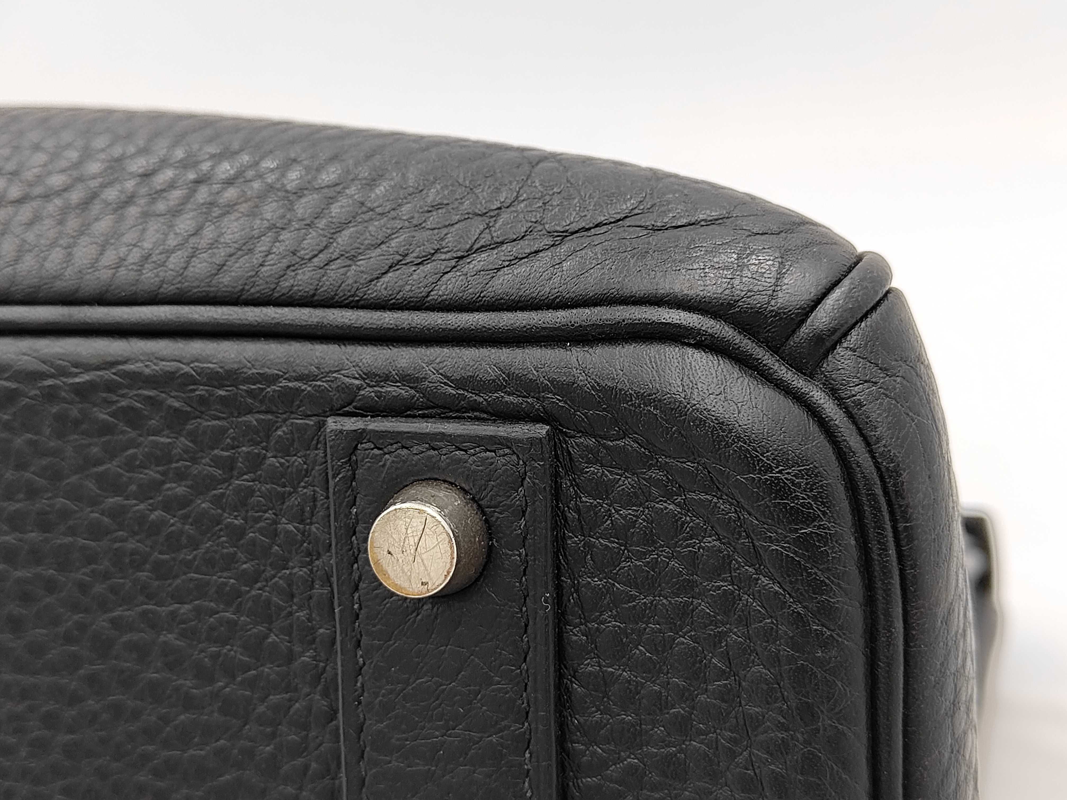 Birkin 40 Fjord Black SV ?G Handbag — view 6