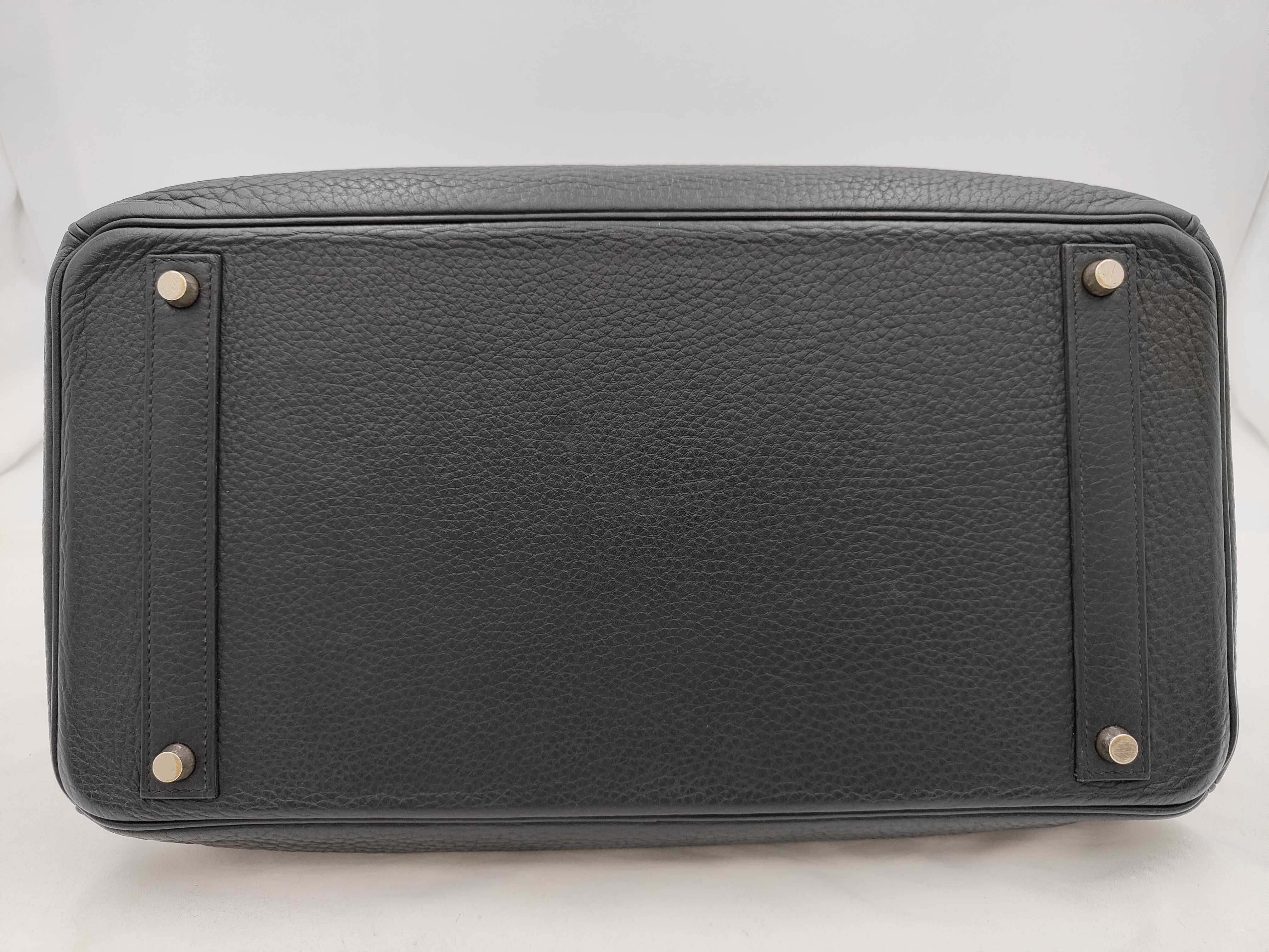 Birkin 40 Fjord Black SV ?G Handbag — view 7