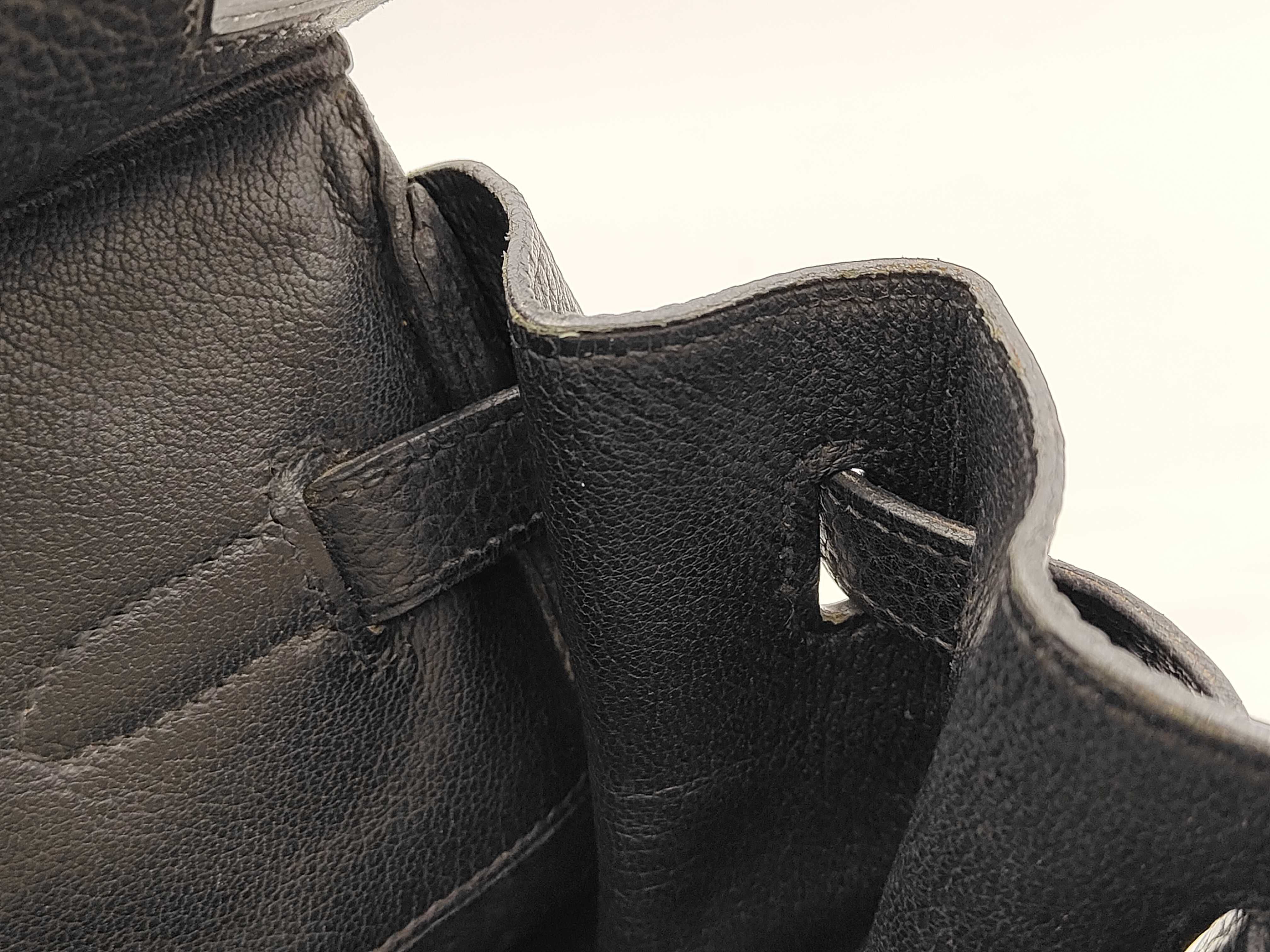 Birkin 40 Fjord Black SV ?G Handbag — view 8