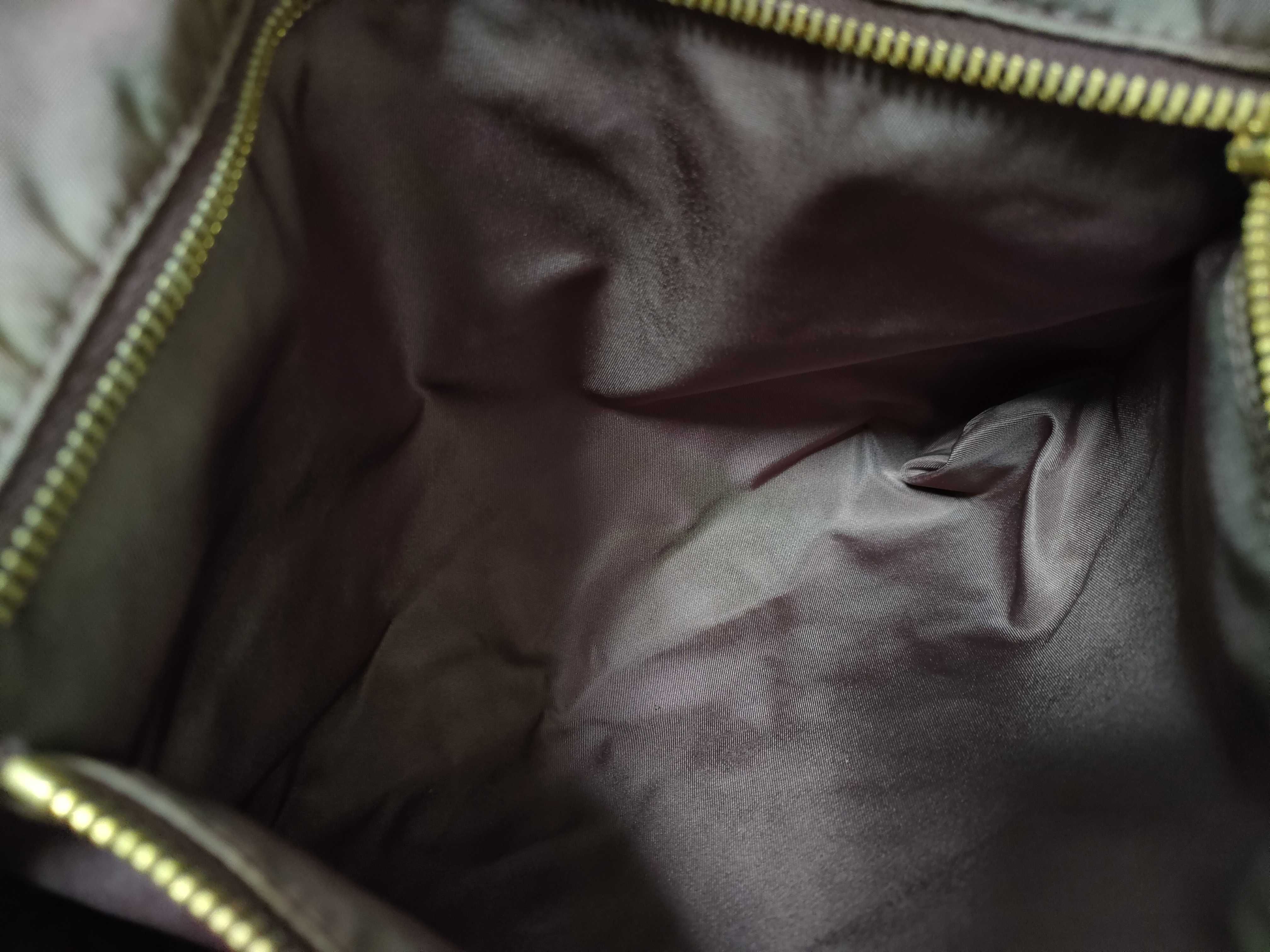Nylon Tote Bag, Khaki — view 11