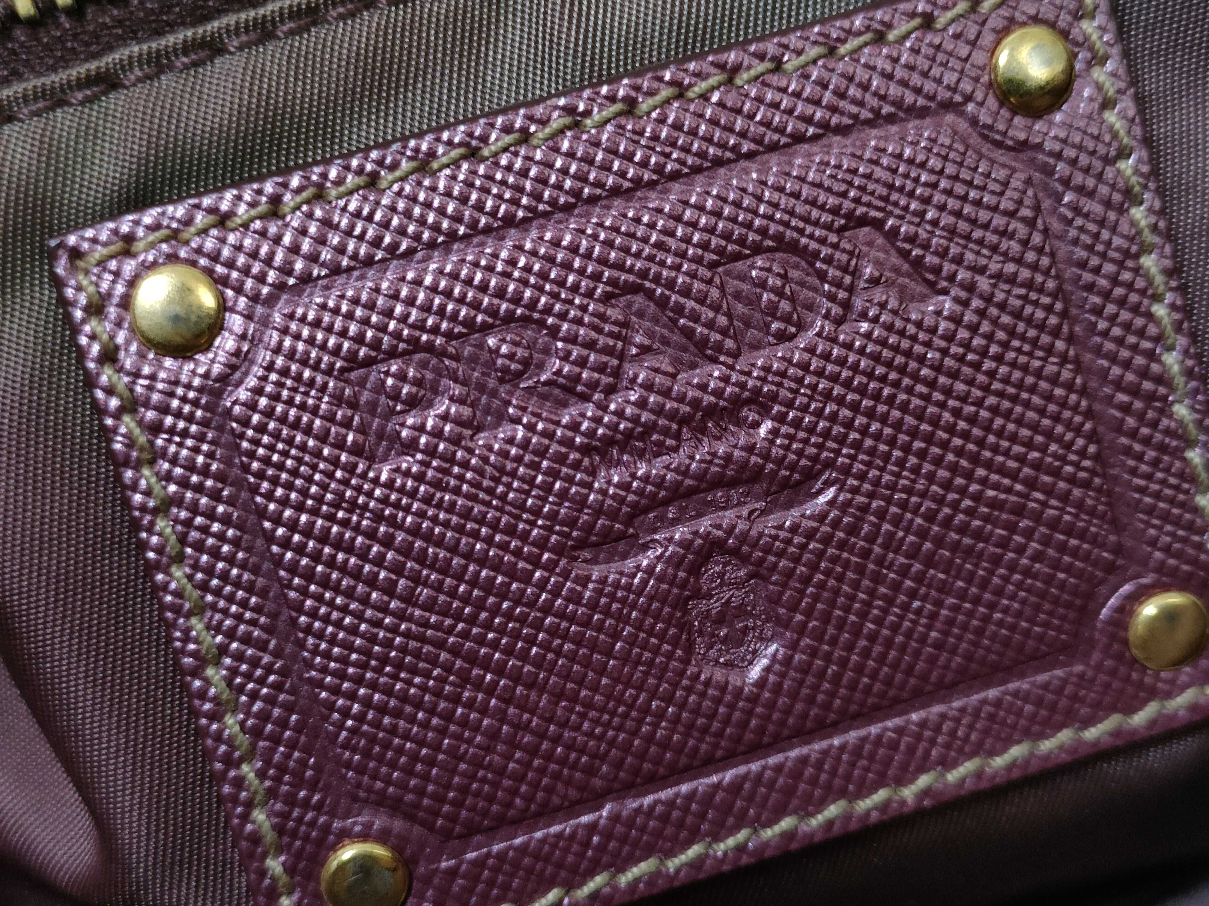 Nylon Tote Bag, Khaki — view 12