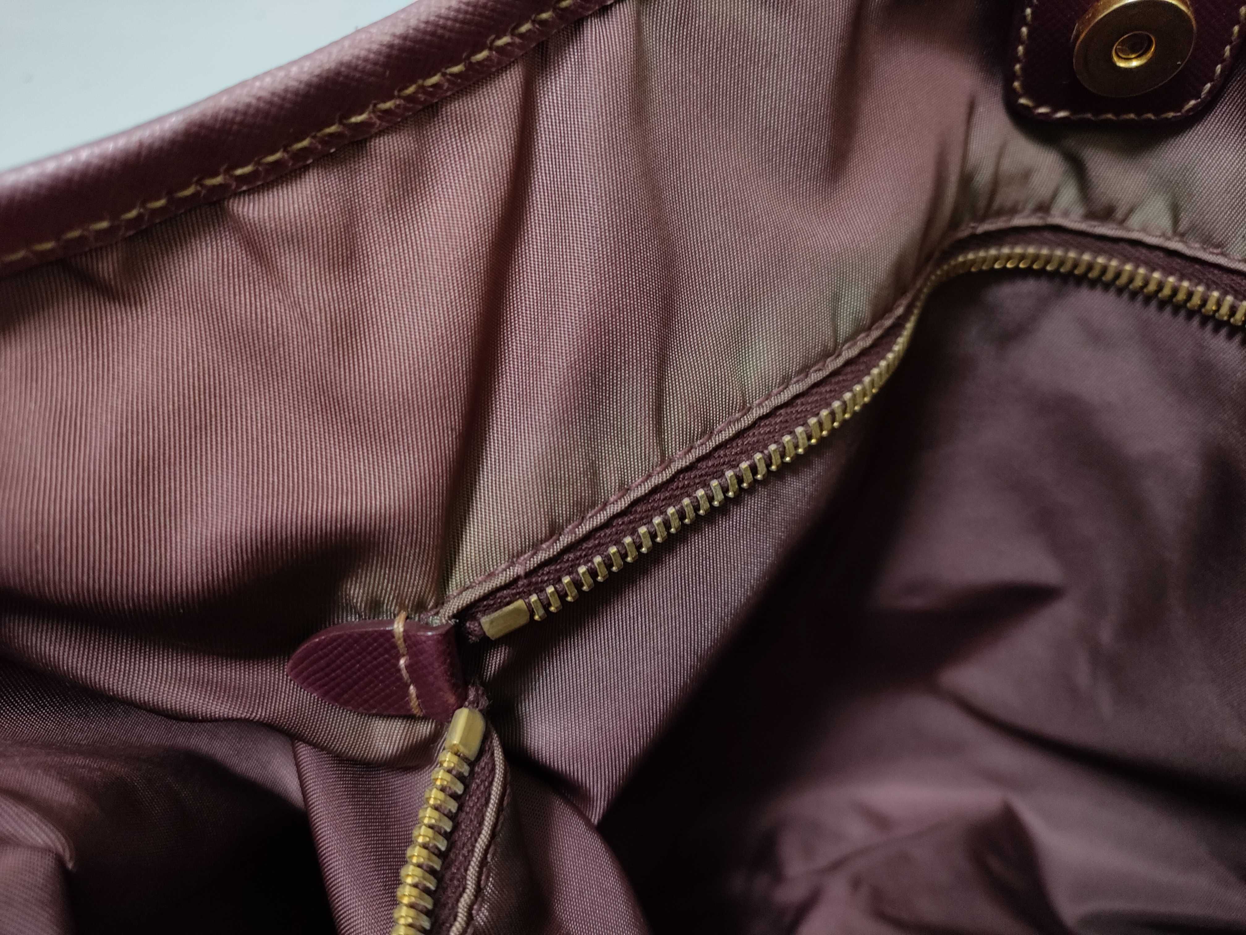 Nylon Tote Bag, Khaki — view 14