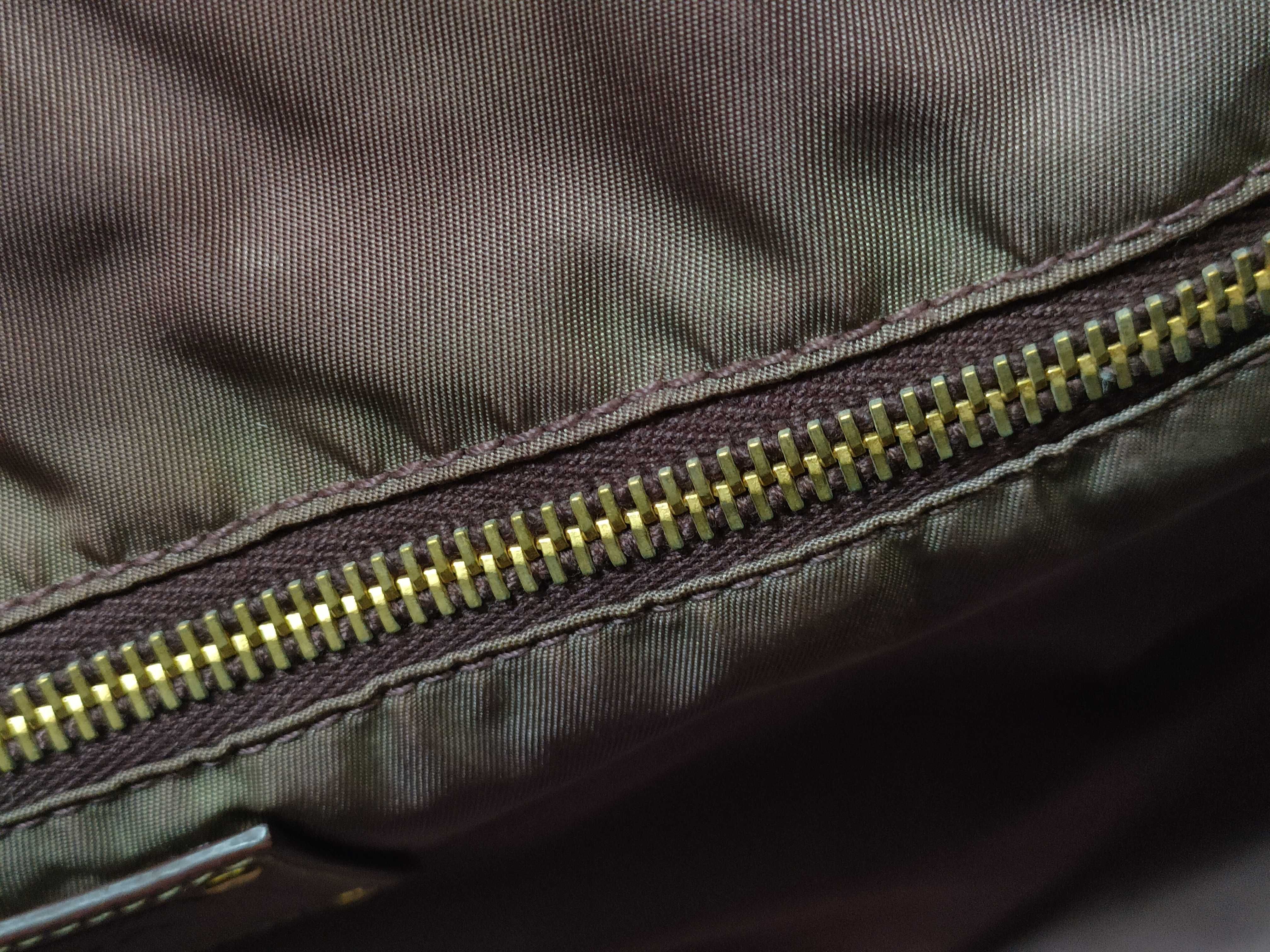 Nylon Tote Bag, Khaki — view 9