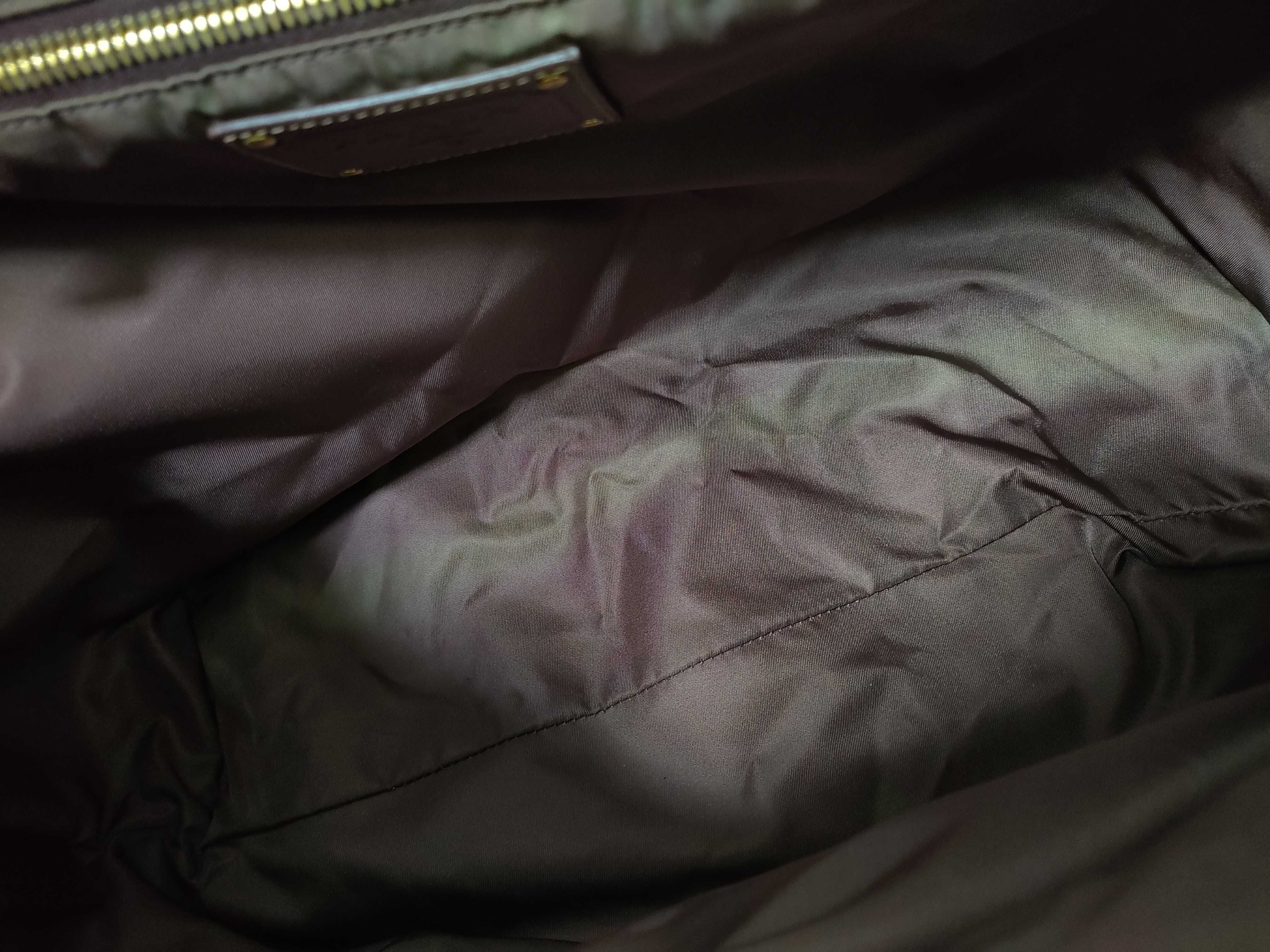 Nylon Tote Bag, Khaki — view 10