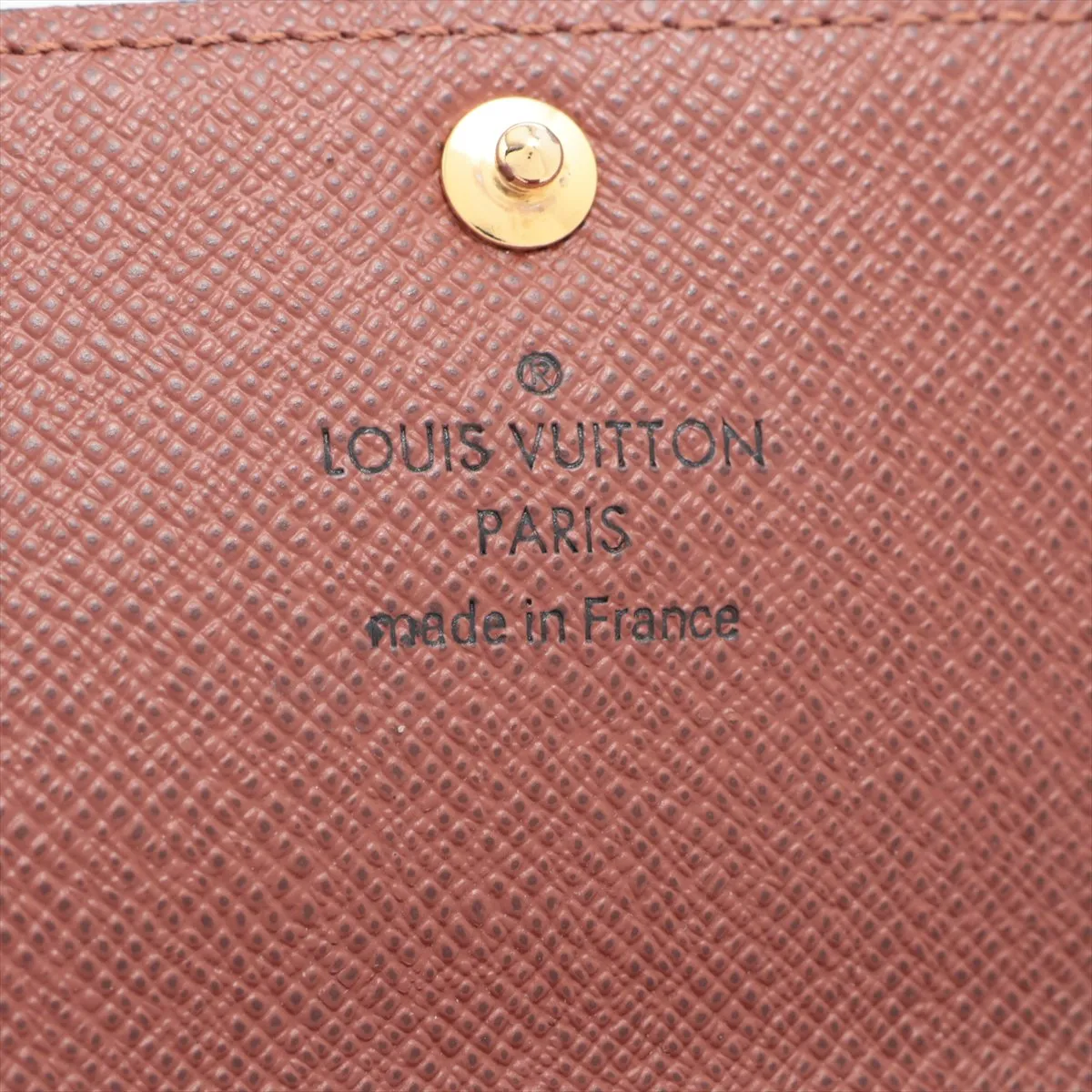 Monogram Multicle 6 M62630 Brown Key Case with Initials RFID Reactive — view 5