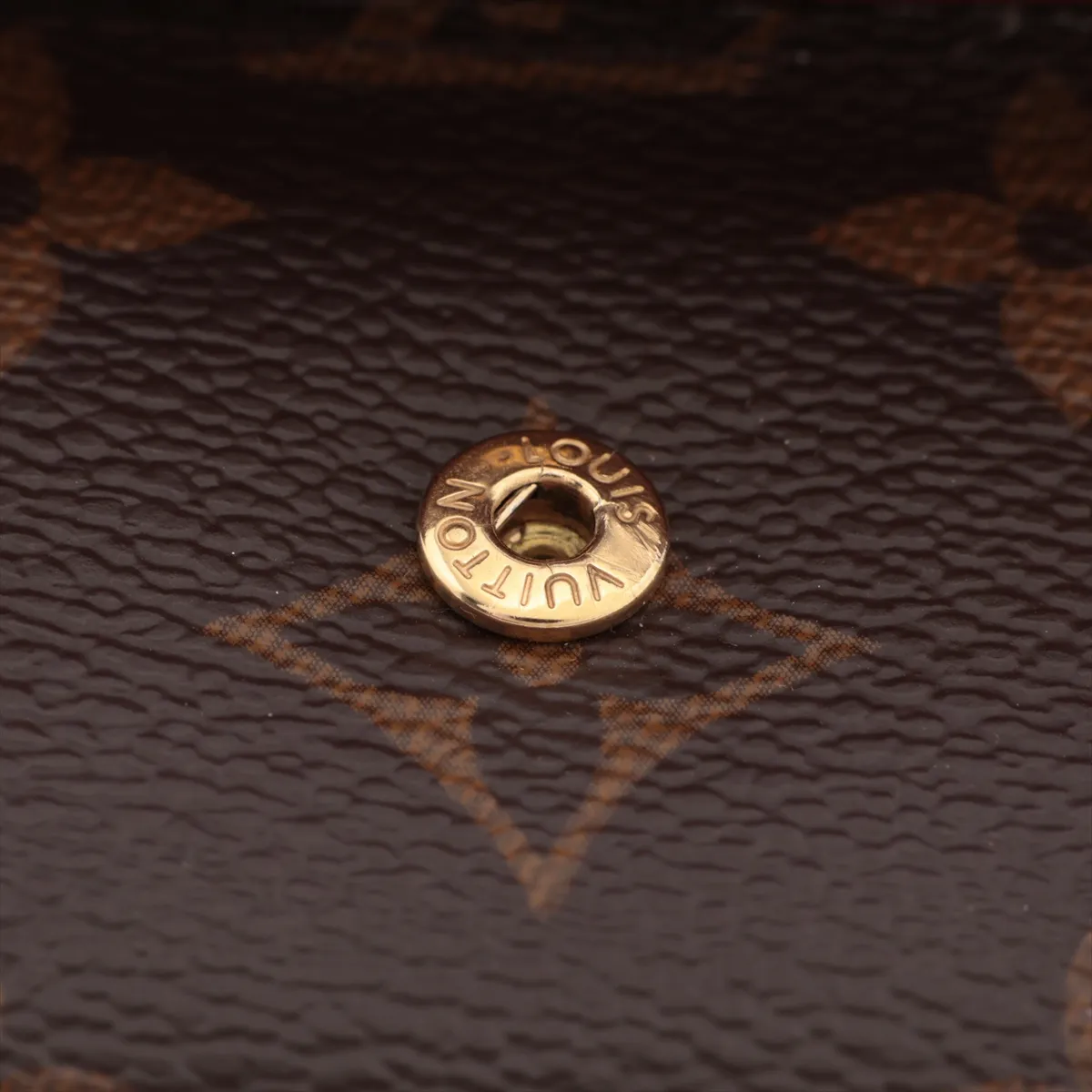 Monogram Multicle 6 M62630 Brown Key Case with Initials RFID Reactive — view 7