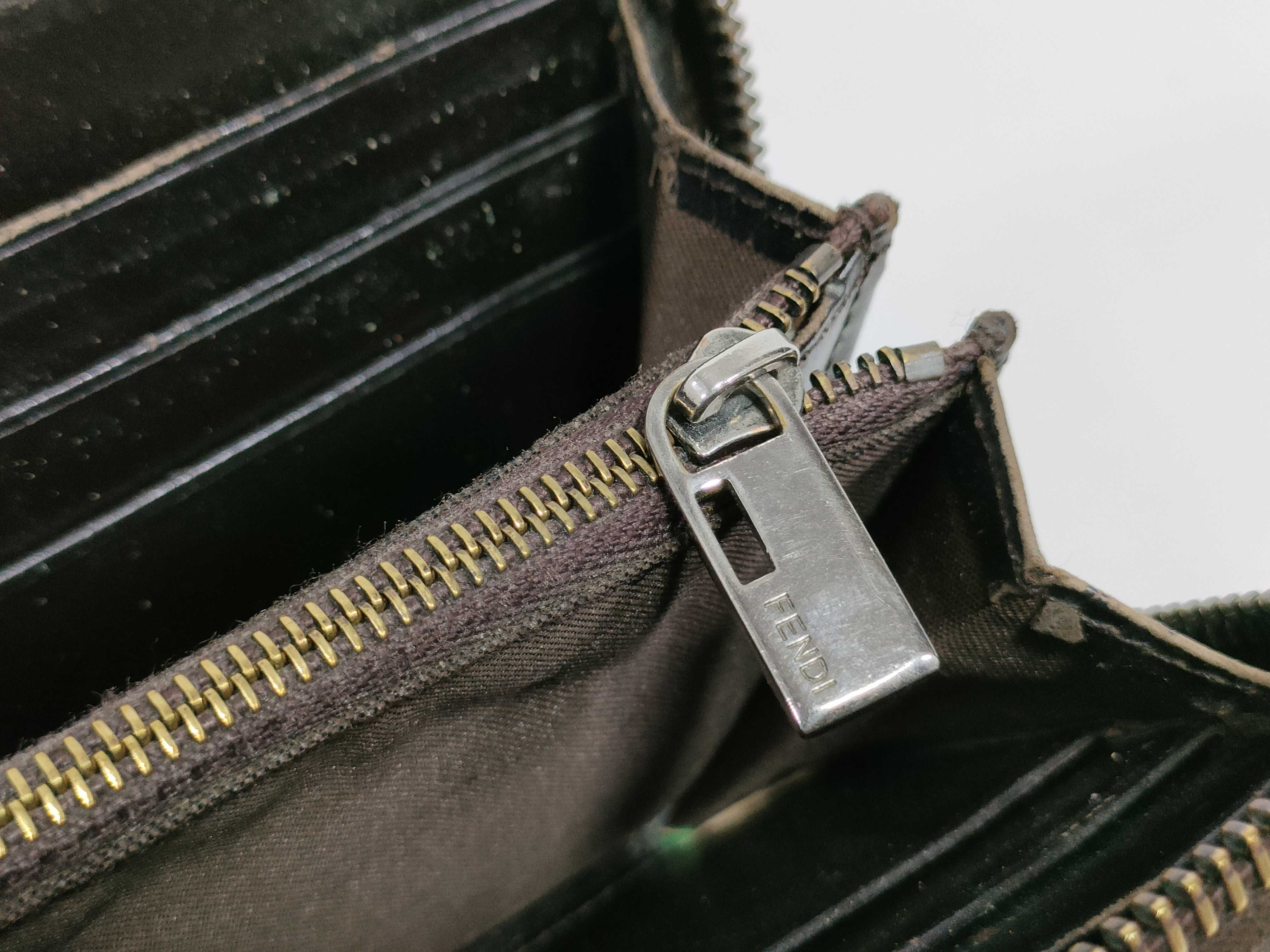 Zucca pattern round zip wallet — view 11