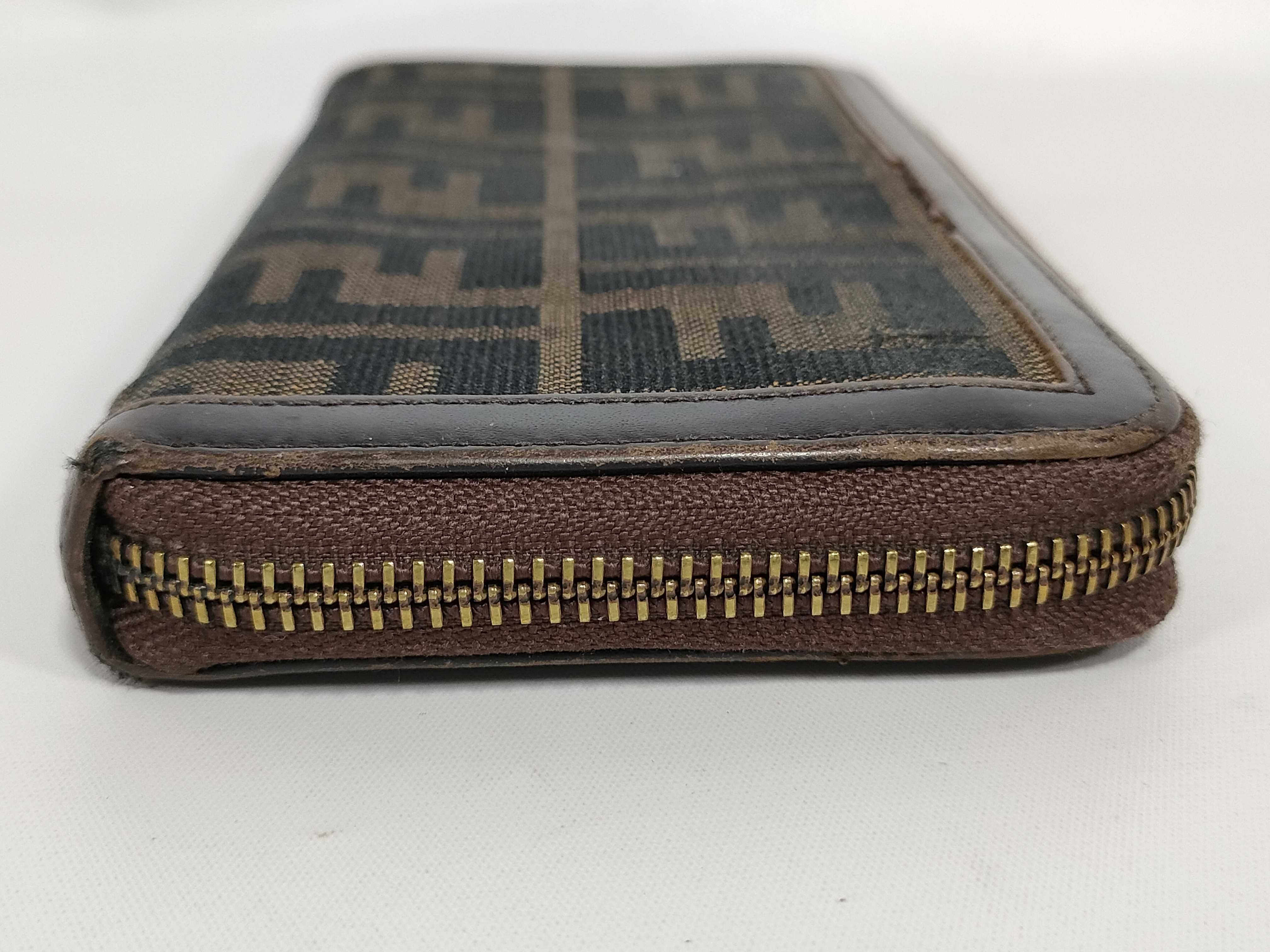 Zucca pattern round zip wallet — view 3