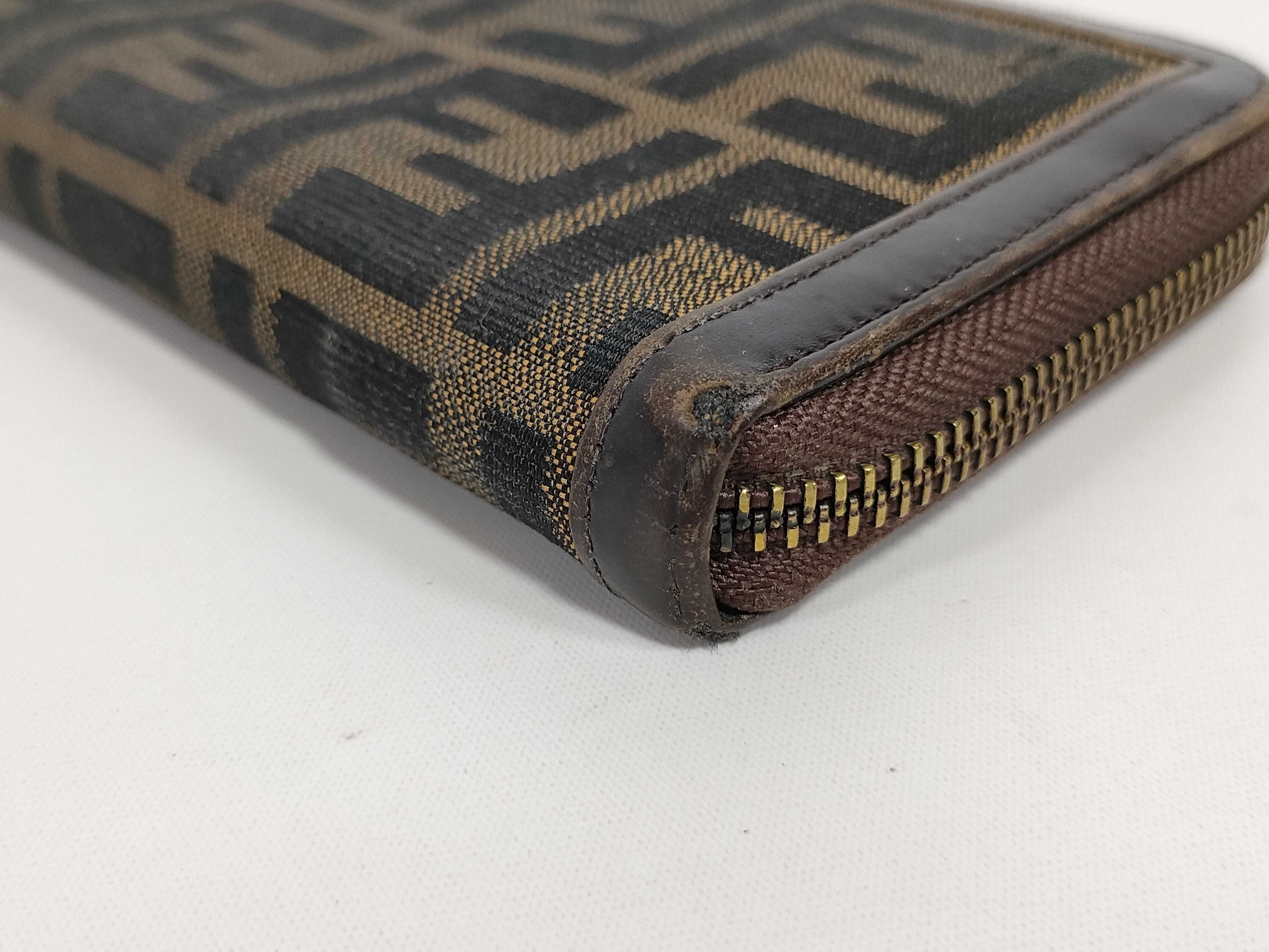 Zucca pattern round zip wallet — view 4