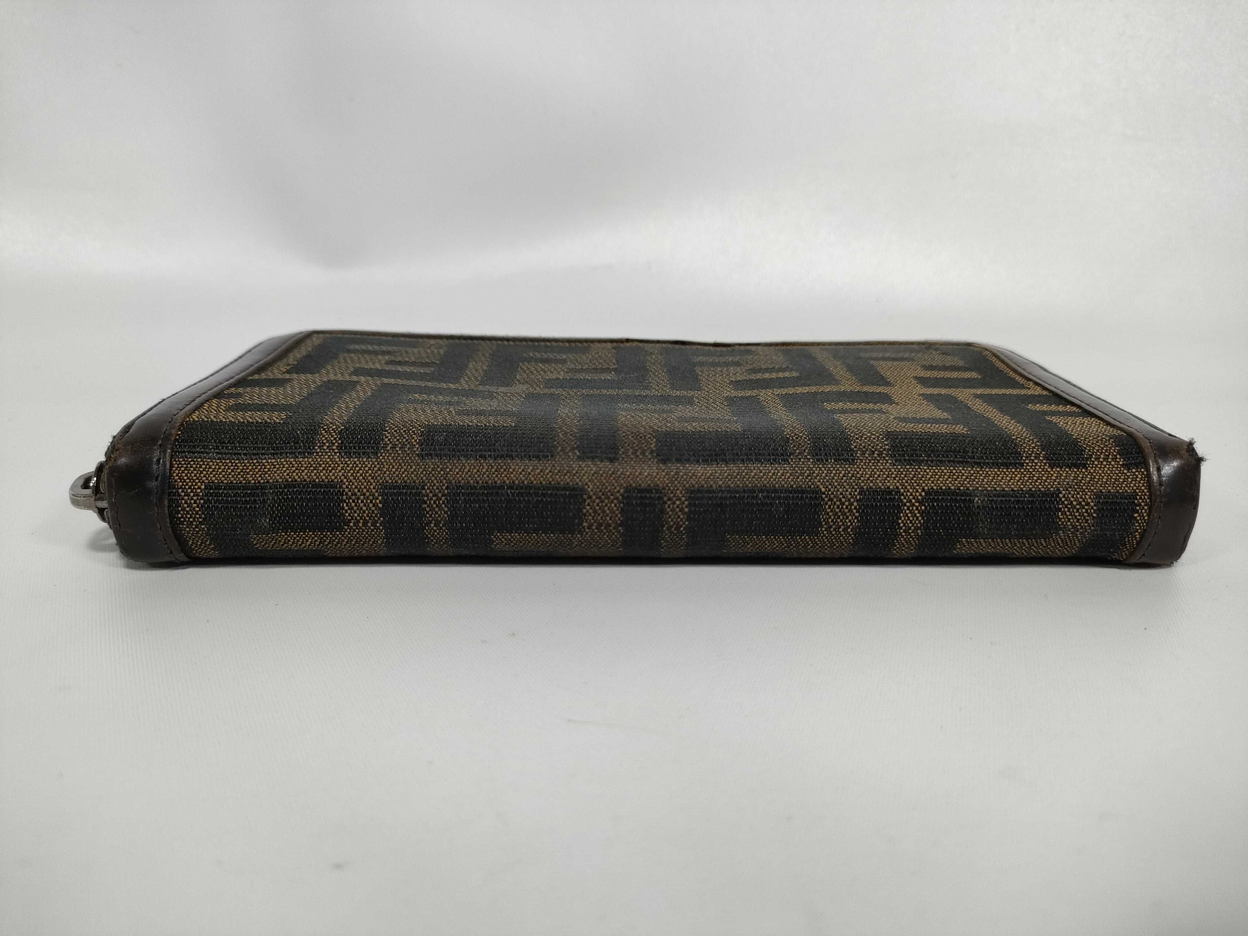 Zucca pattern round zip wallet — view 5