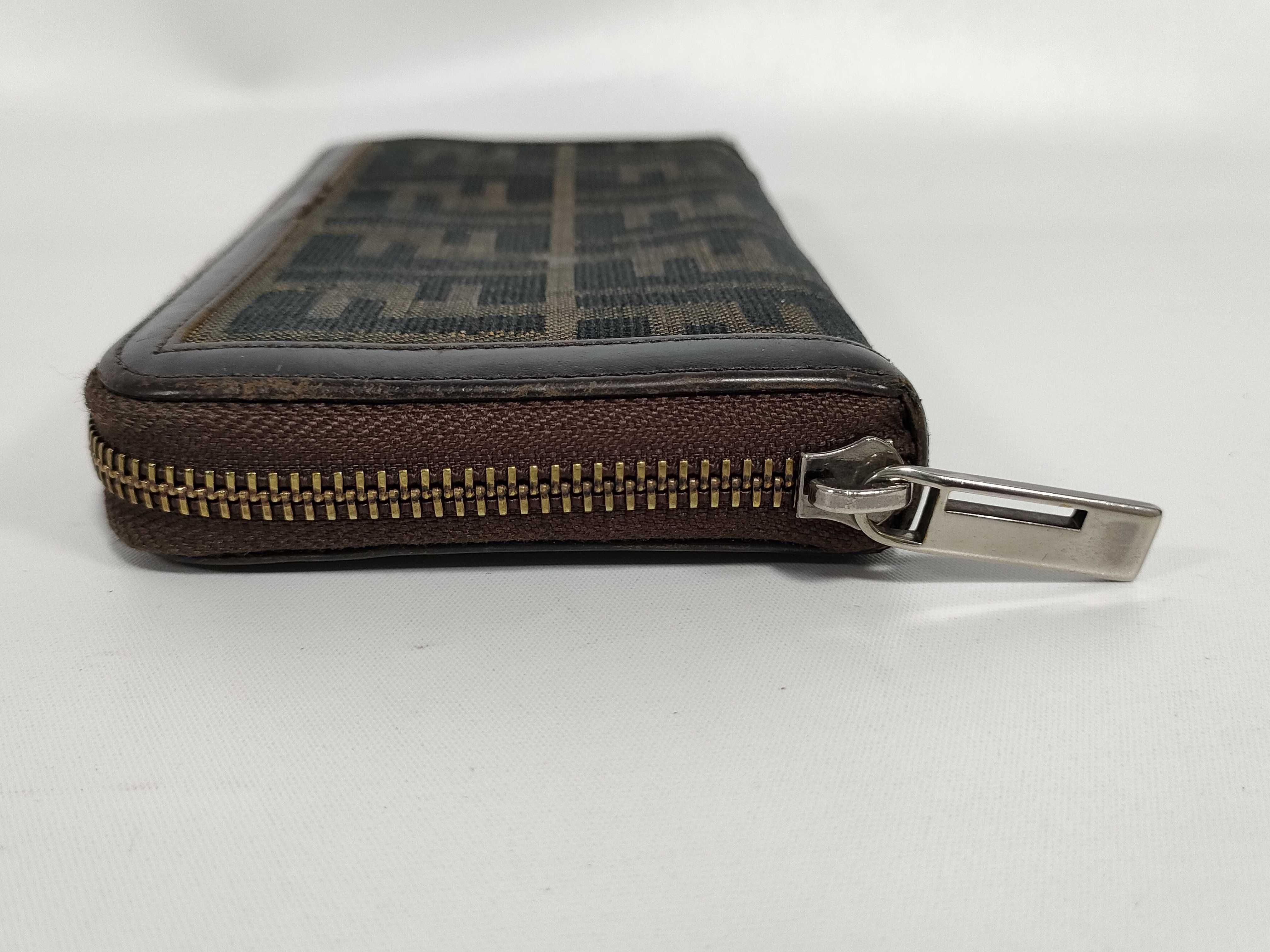 Zucca pattern round zip wallet — view 6
