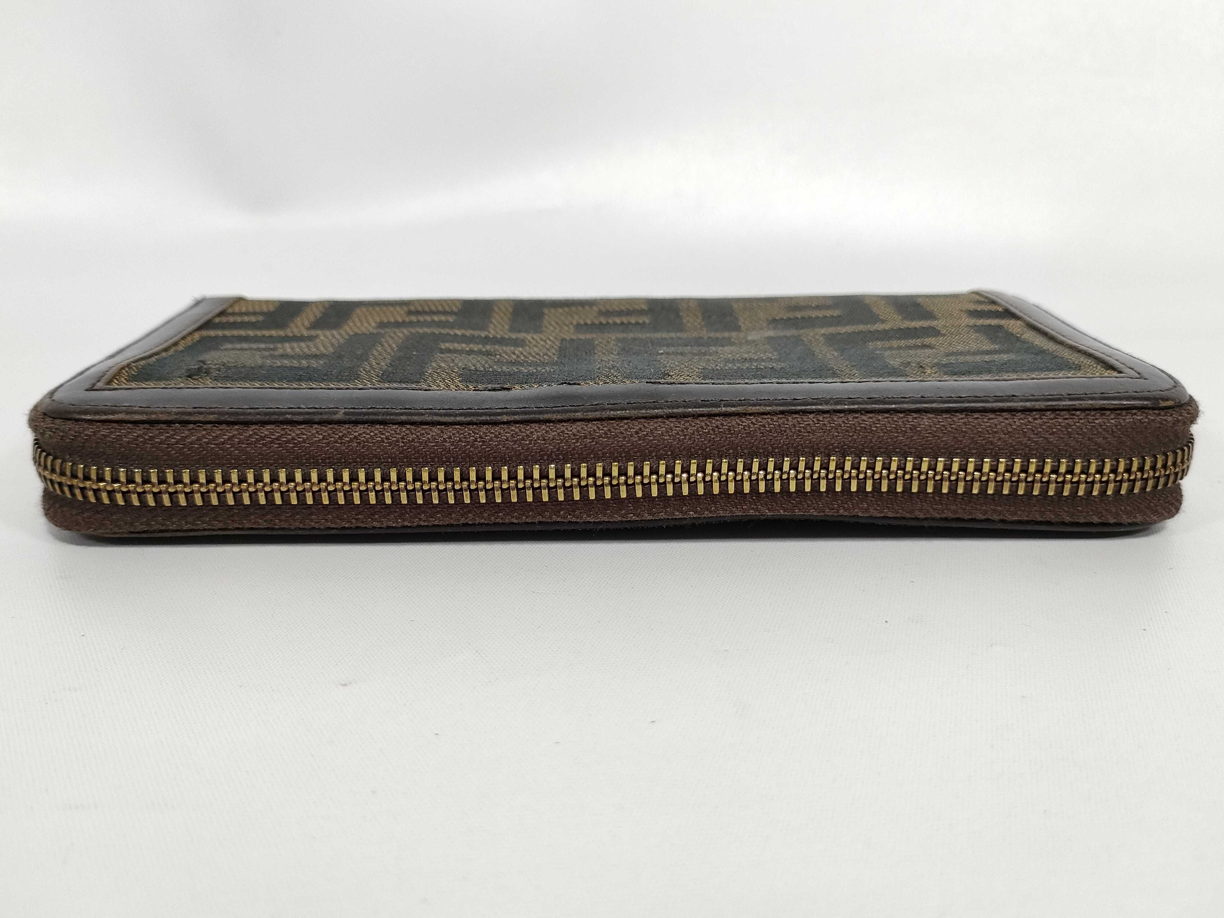 Zucca pattern round zip wallet — view 7