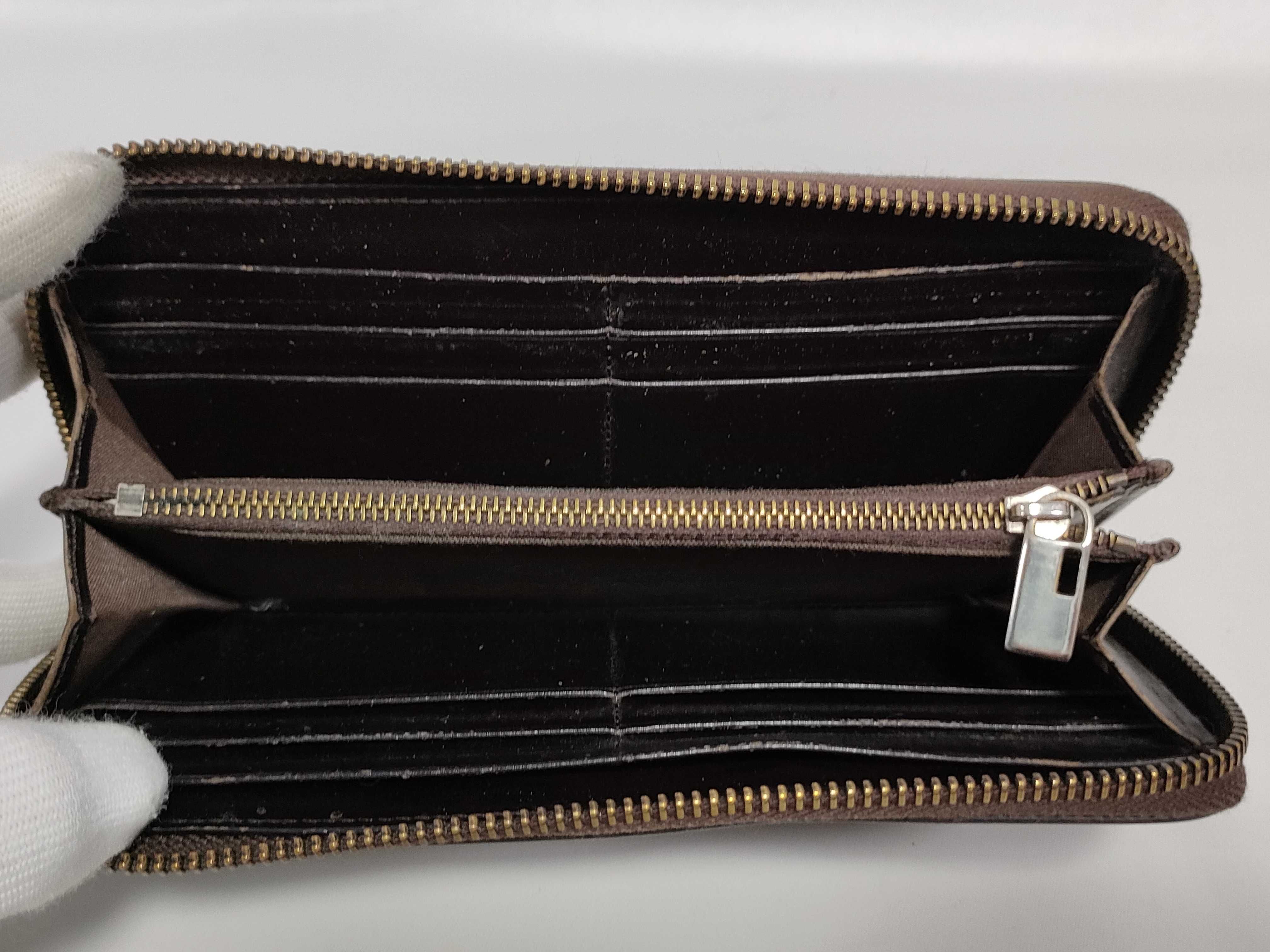 Zucca pattern round zip wallet — view 9