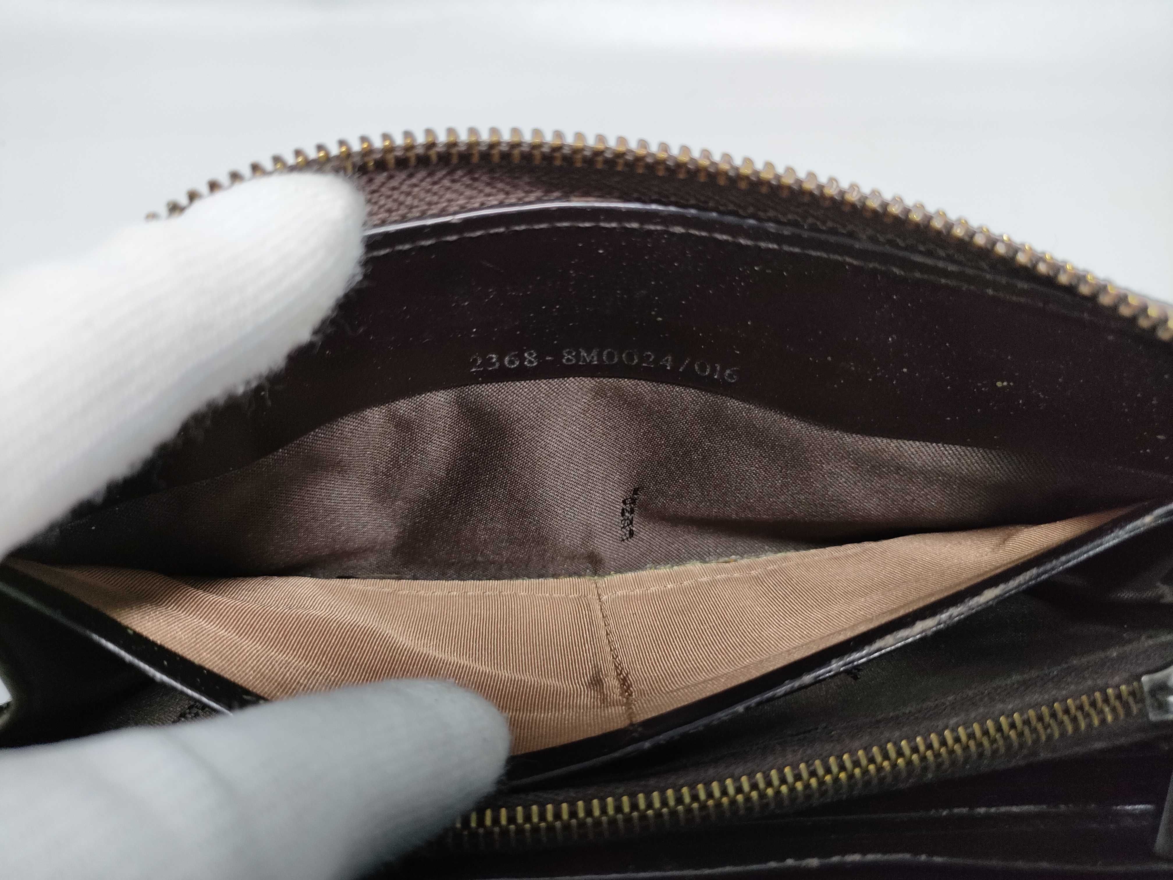 Zucca pattern round zip wallet — view 10