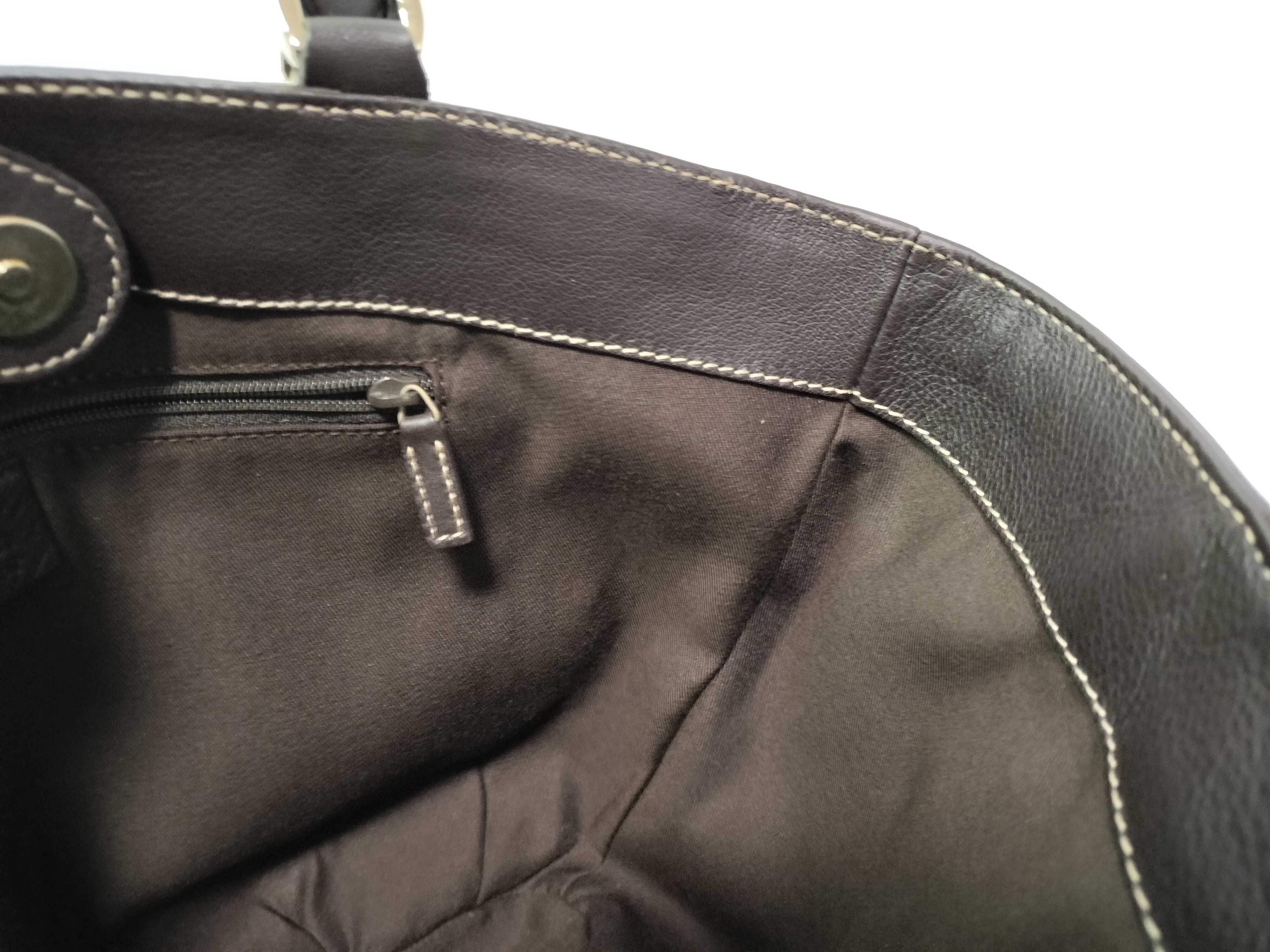 GG Canvas Gucci GG Canvas x Leather Handbag Beige 211983 Handbag — view 13