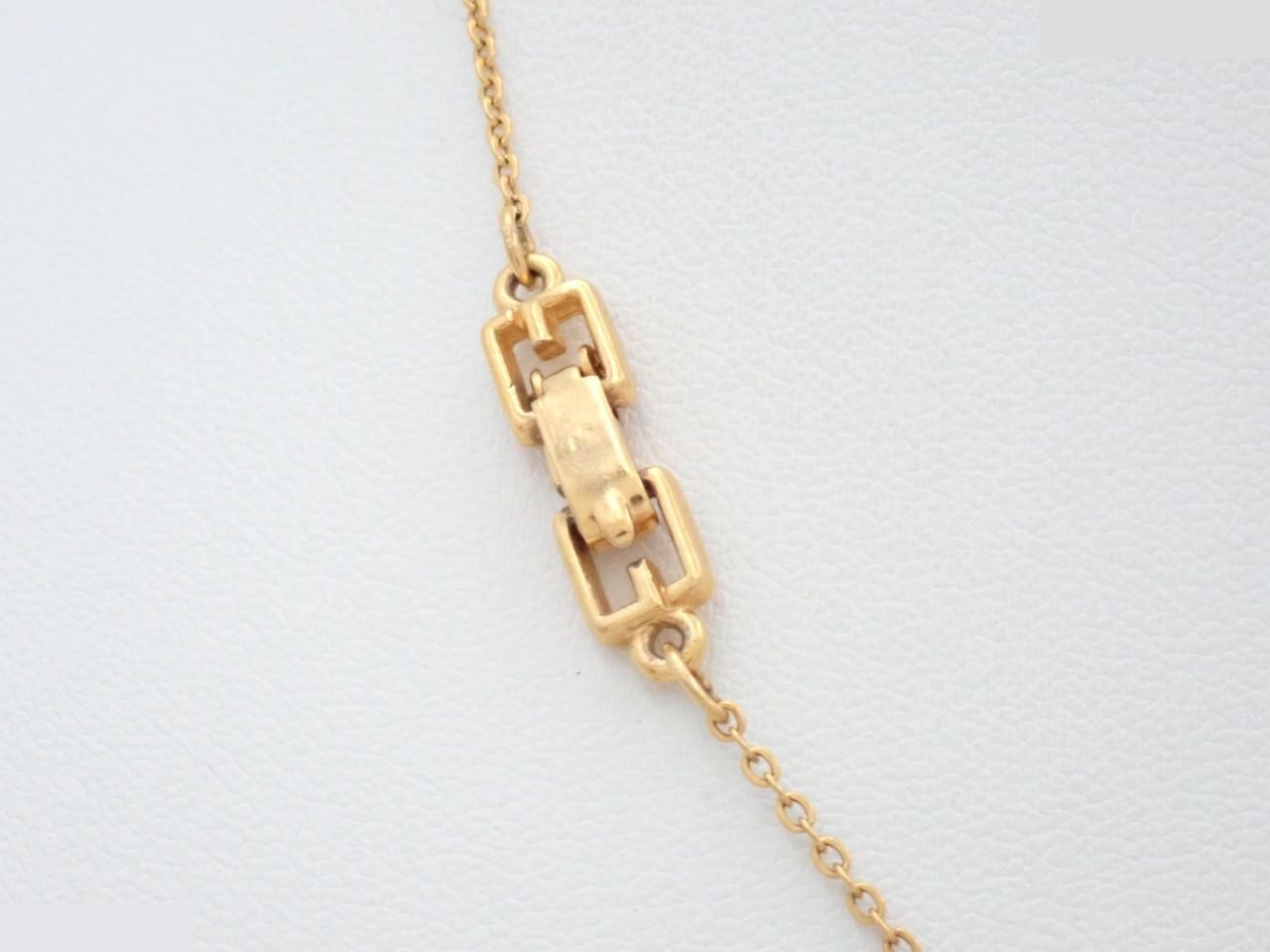 Gold necklace, chain approximately 40cm — view 2