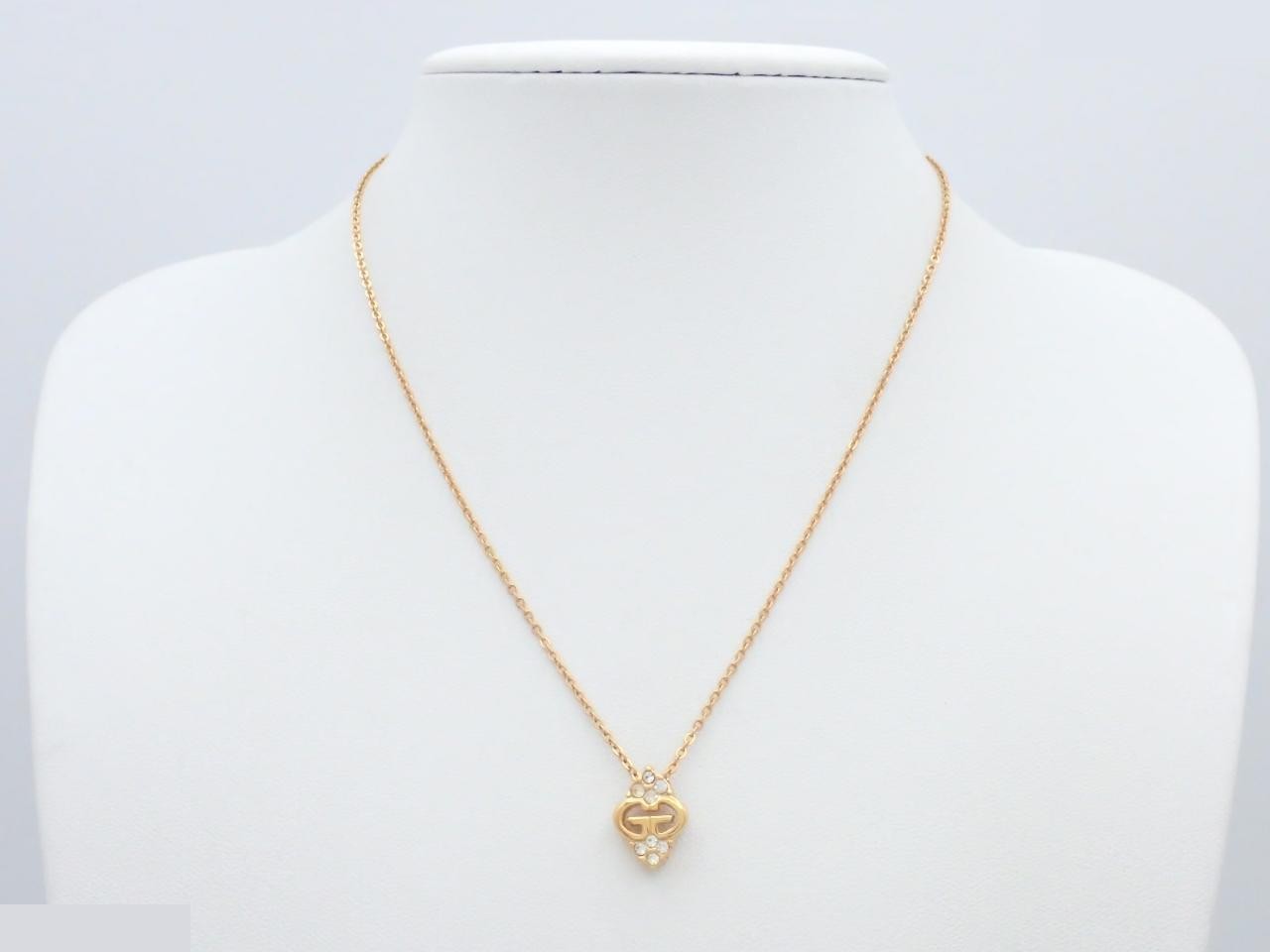 Gold necklace, chain approximately 40cm — view 3