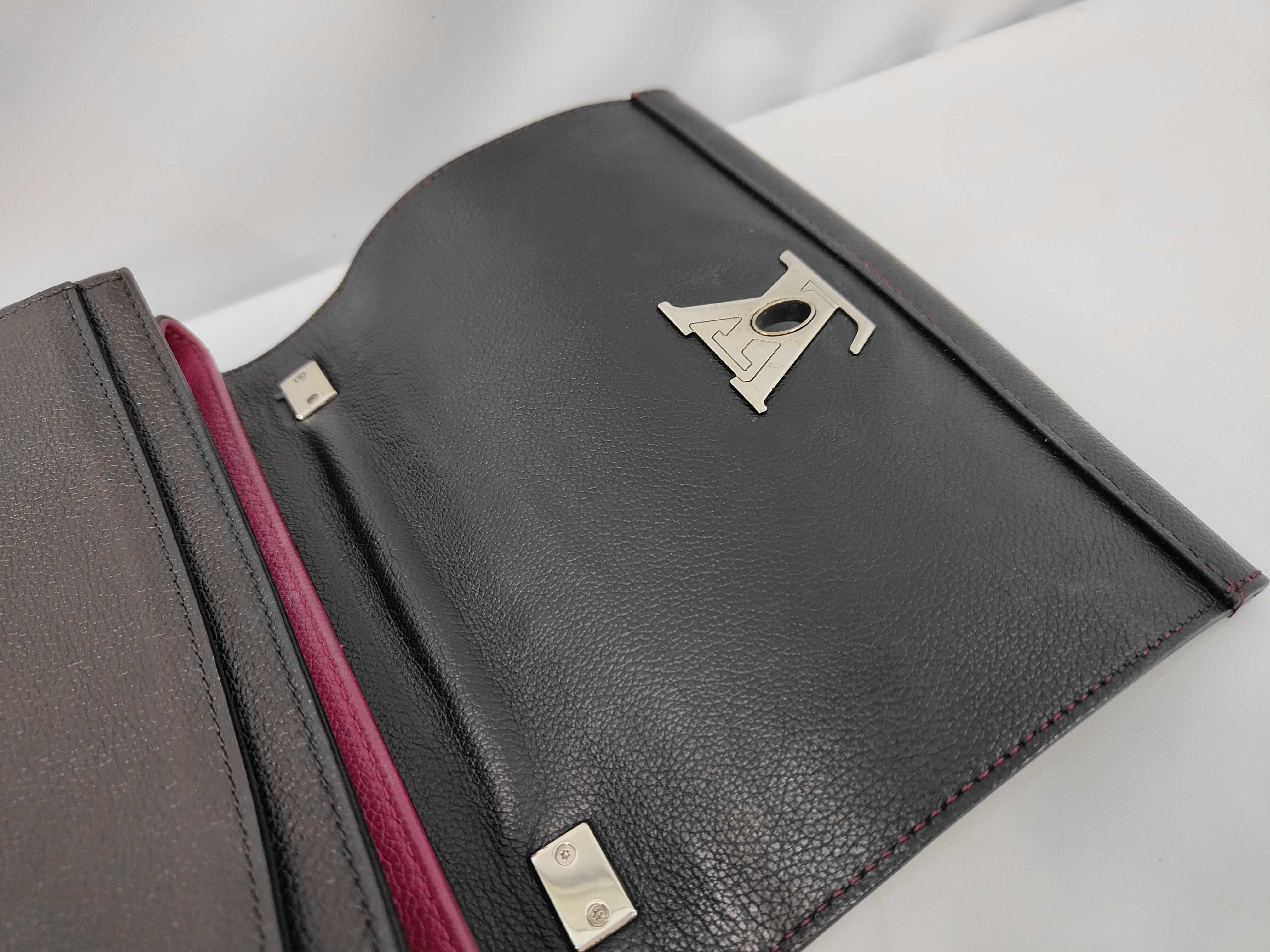 Lockme Taurillon Leather Shoulder Bag — view 8