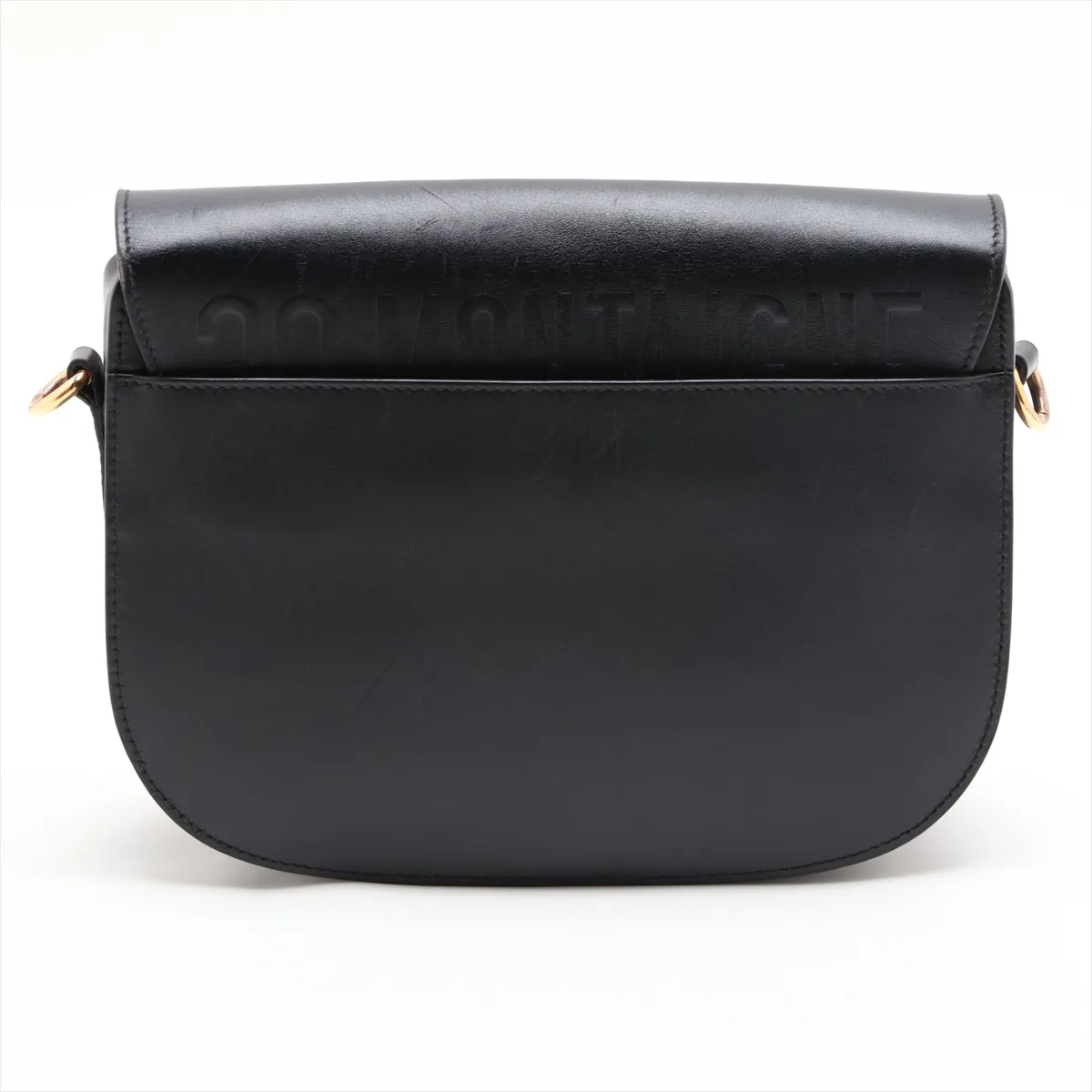 Bobby Leather Shoulder Bag, Black — view 2