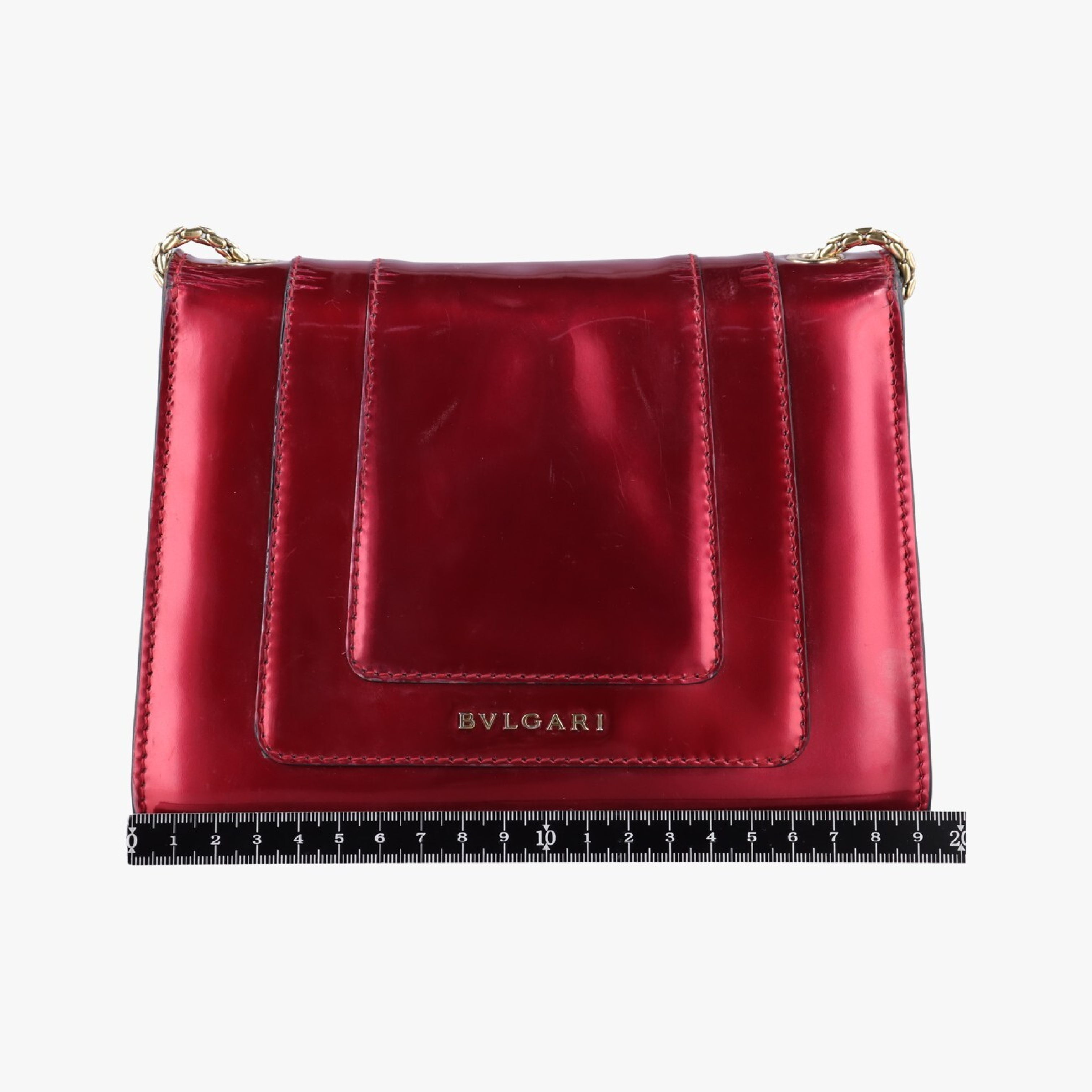 Serpenti Forever Red Leather Shoulder Bag FK-L17-282174 — view 2