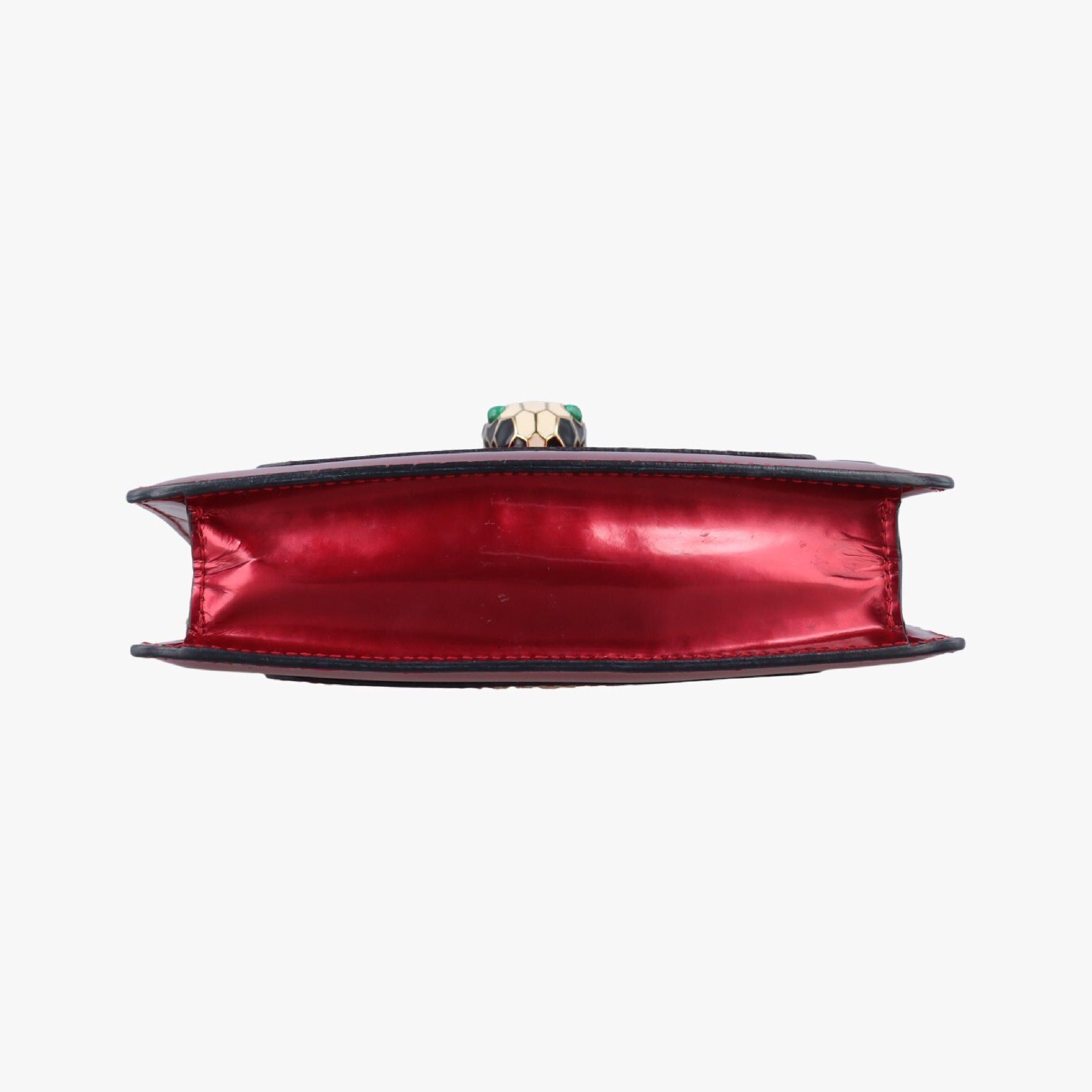 Serpenti Forever Red Leather Shoulder Bag FK-L17-282174 — view 3