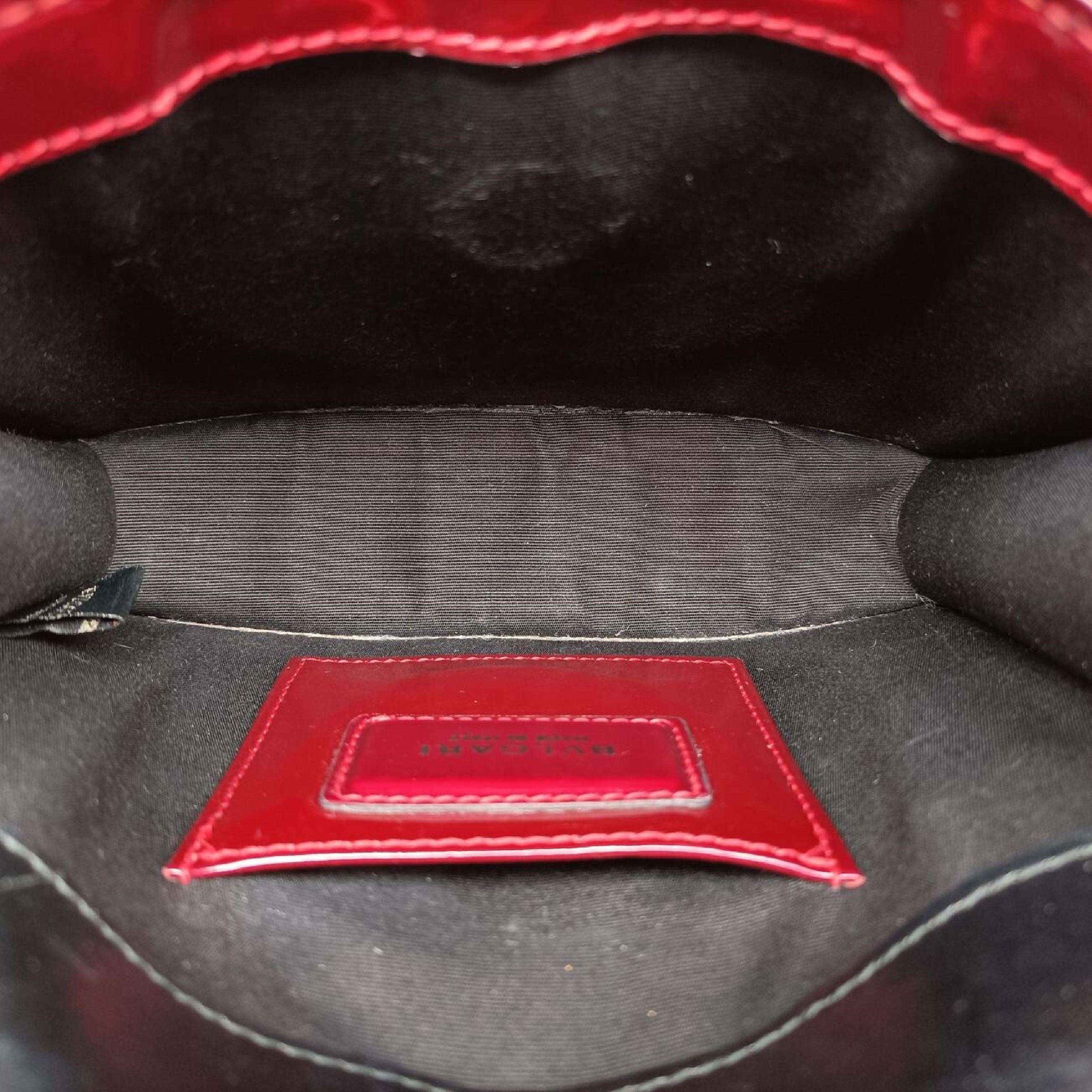 Serpenti Forever Red Leather Shoulder Bag FK-L17-282174 — view 6