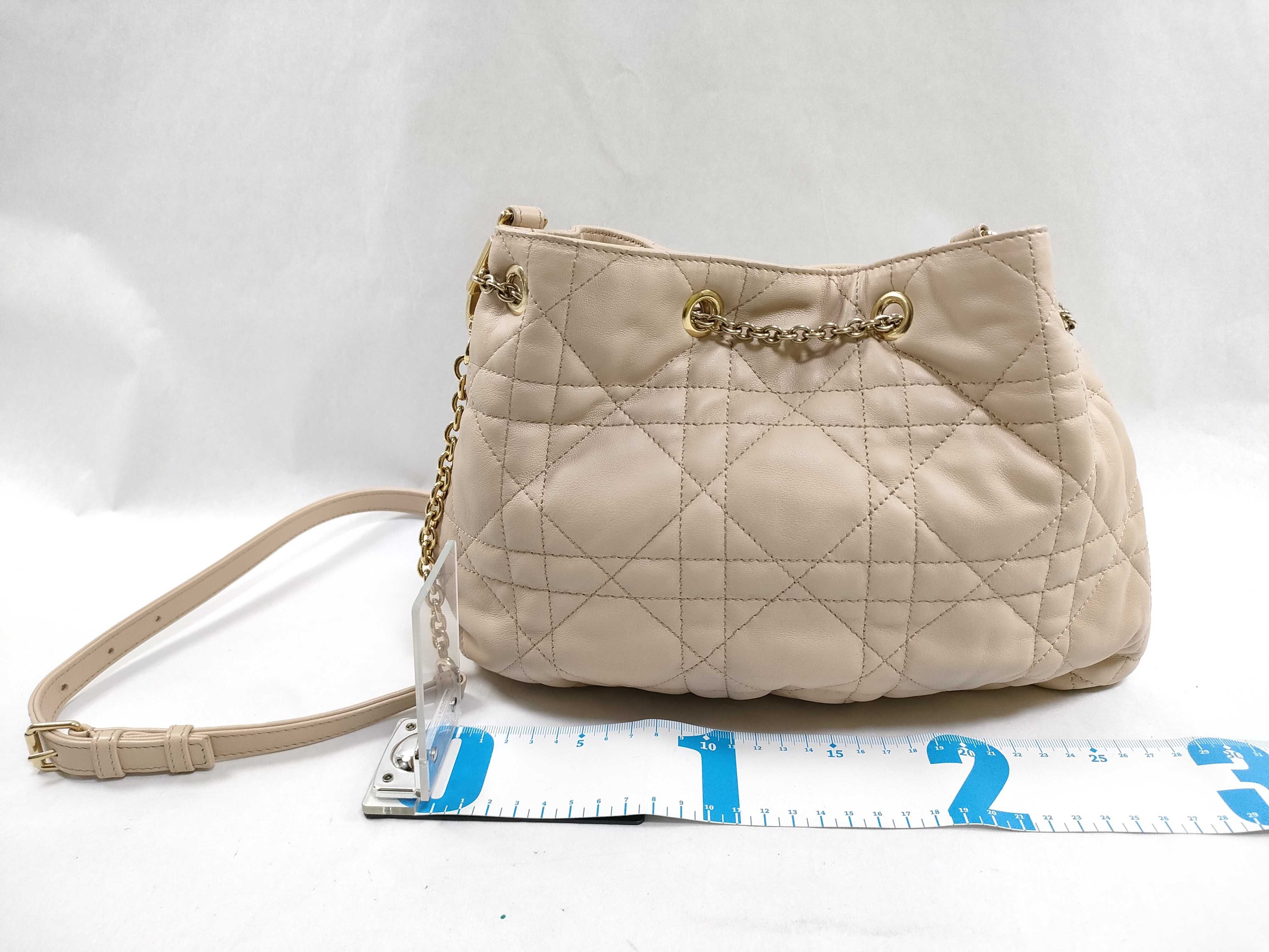 Christian Ami Medium Shoulder Bag (Cannage Shoulder Bag) — view 2