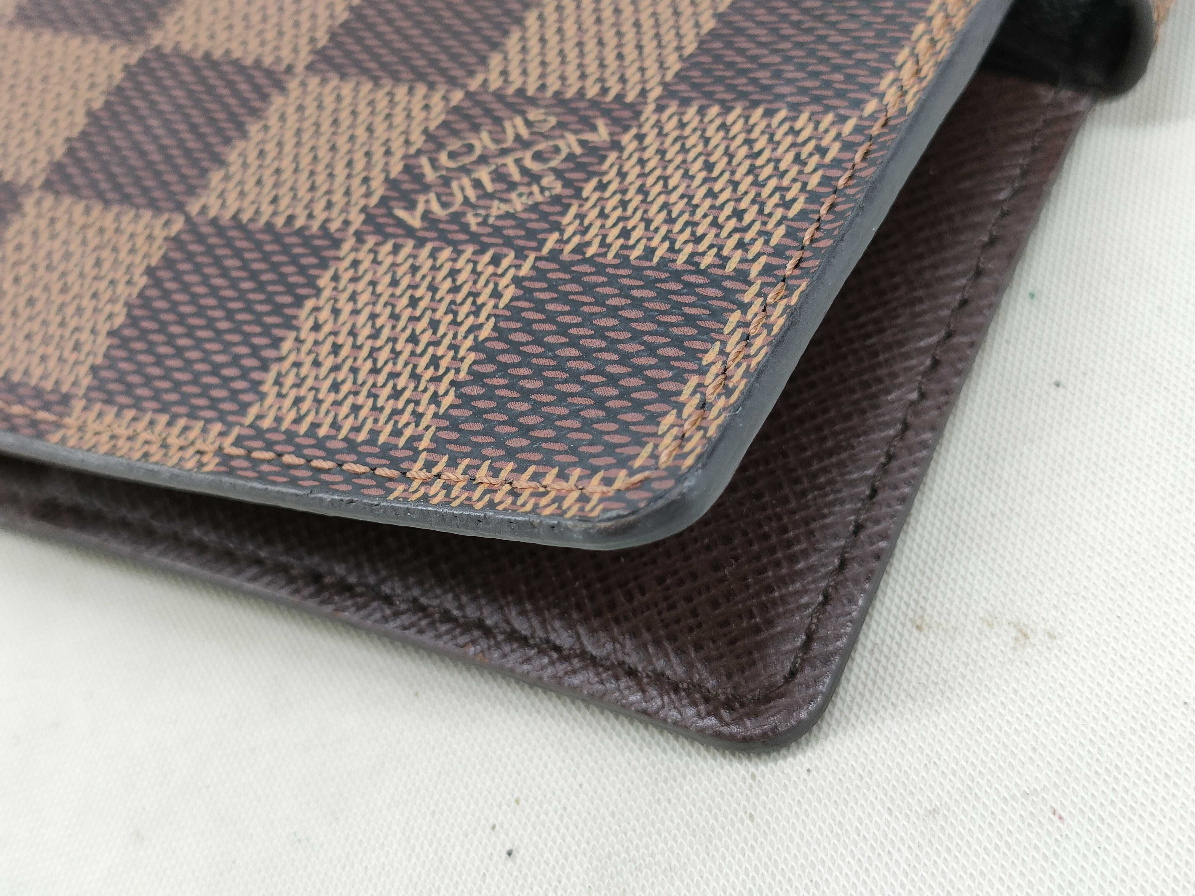 Damier Agenda PM R20700 Damier Ebene CA4115 Notebook Cover Wallet — view 3