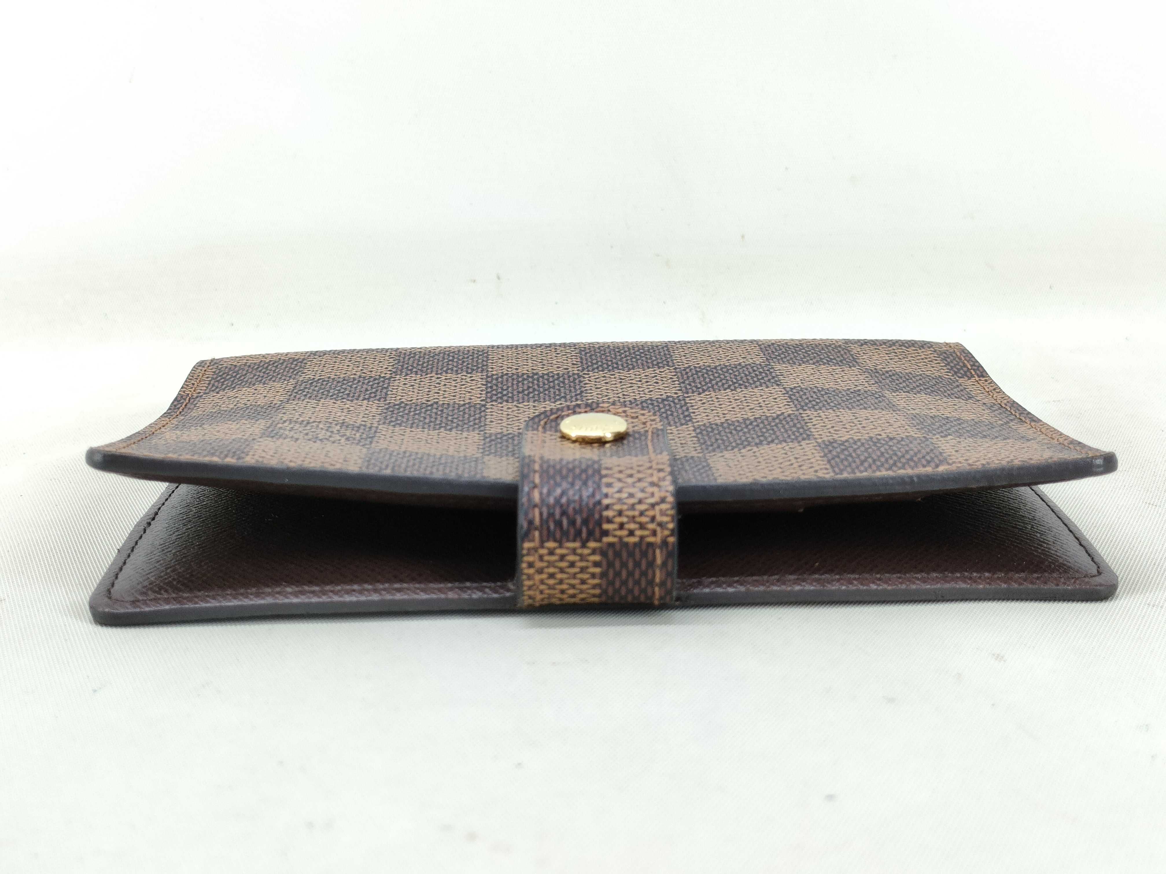 Damier Agenda PM R20700 Damier Ebene CA4115 Notebook Cover Wallet — view 5
