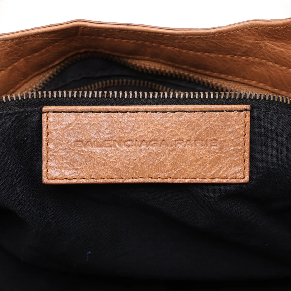 The Part Time 168028 Leather 2-Way Handbag Brown with Mirror — view 11