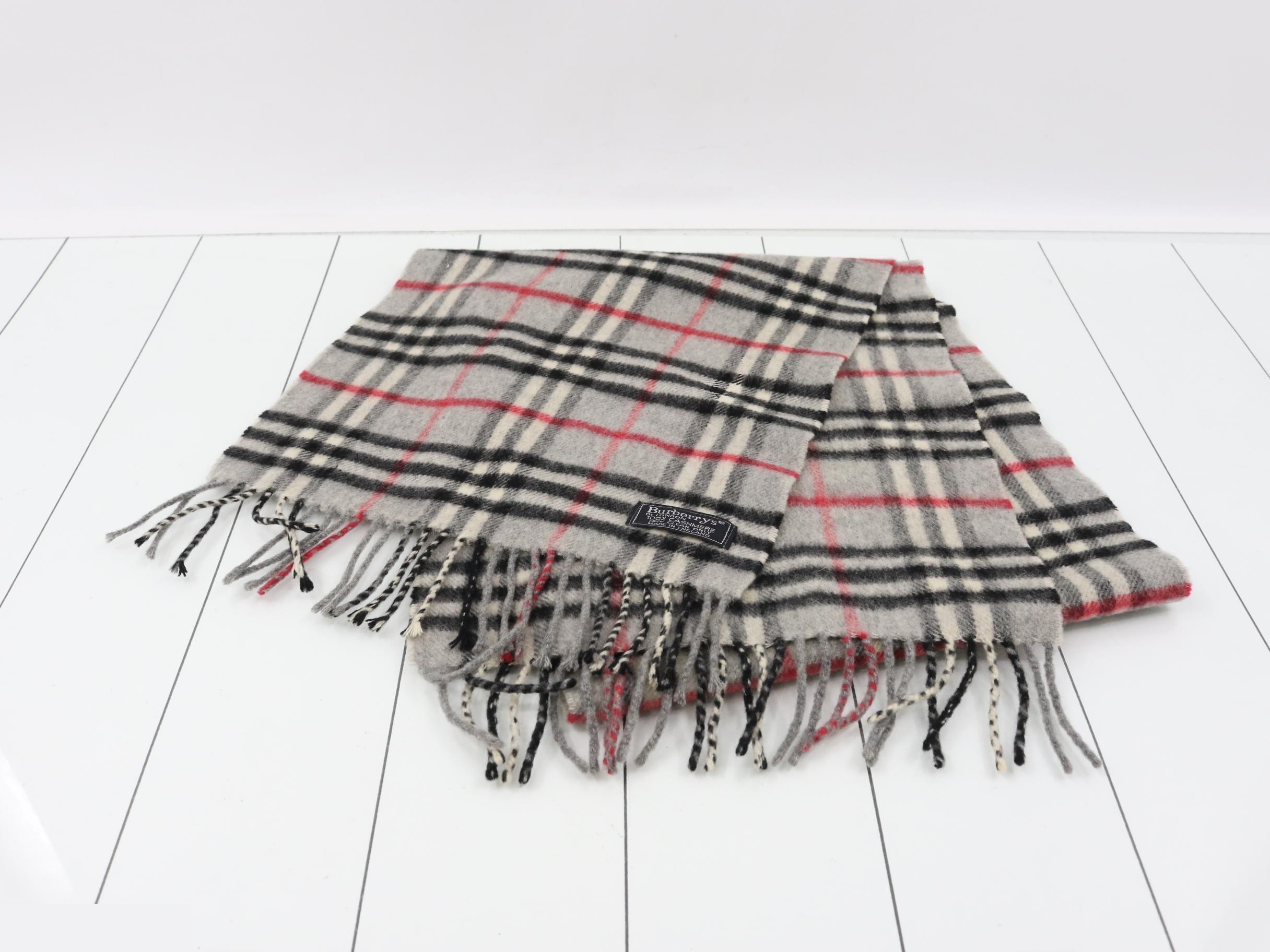 Nova Check Scarf, Gray — view 2