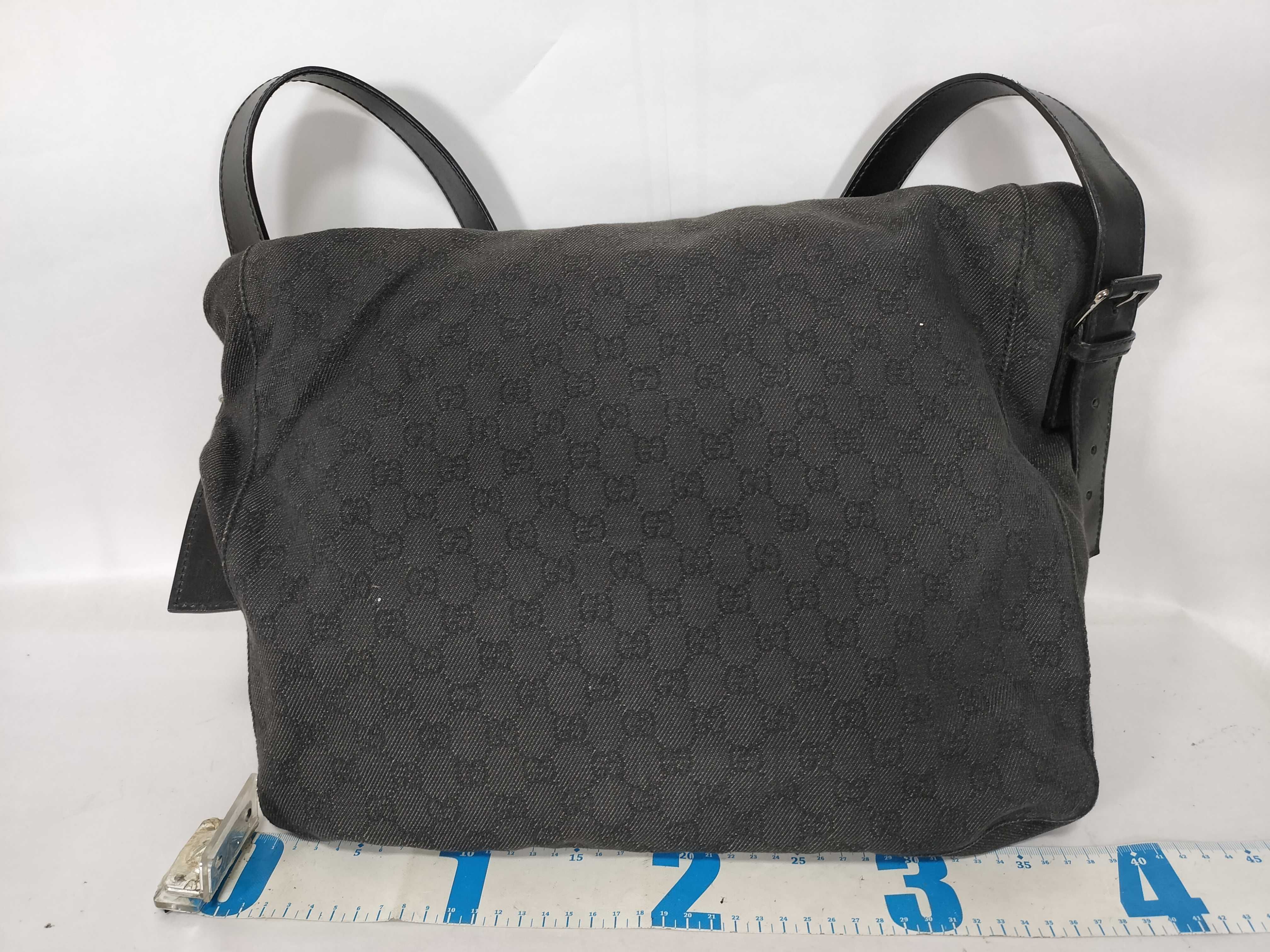 GG Gucci Denim Shoulder Bag — view 2
