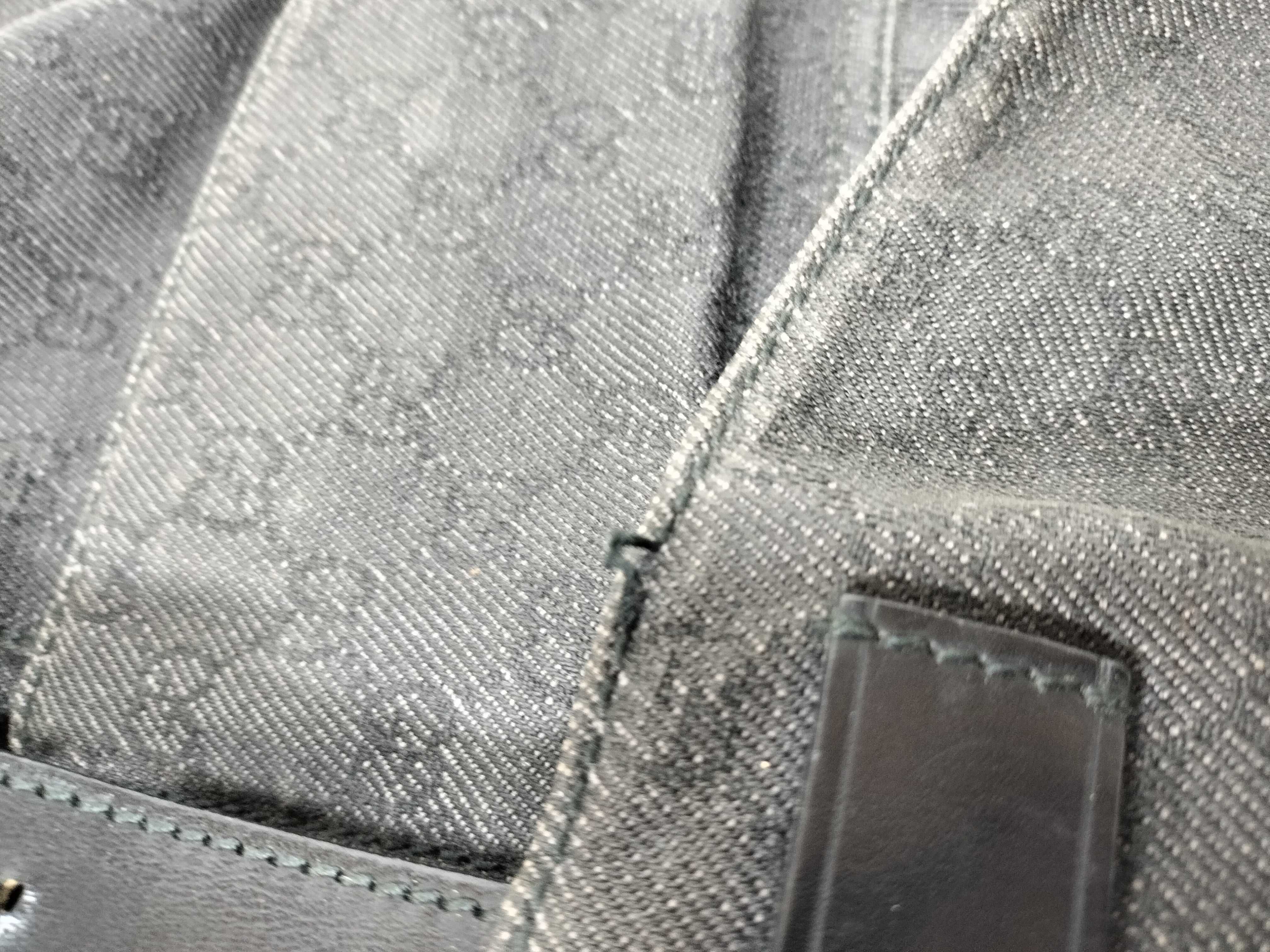 GG Gucci Denim Shoulder Bag — view 14