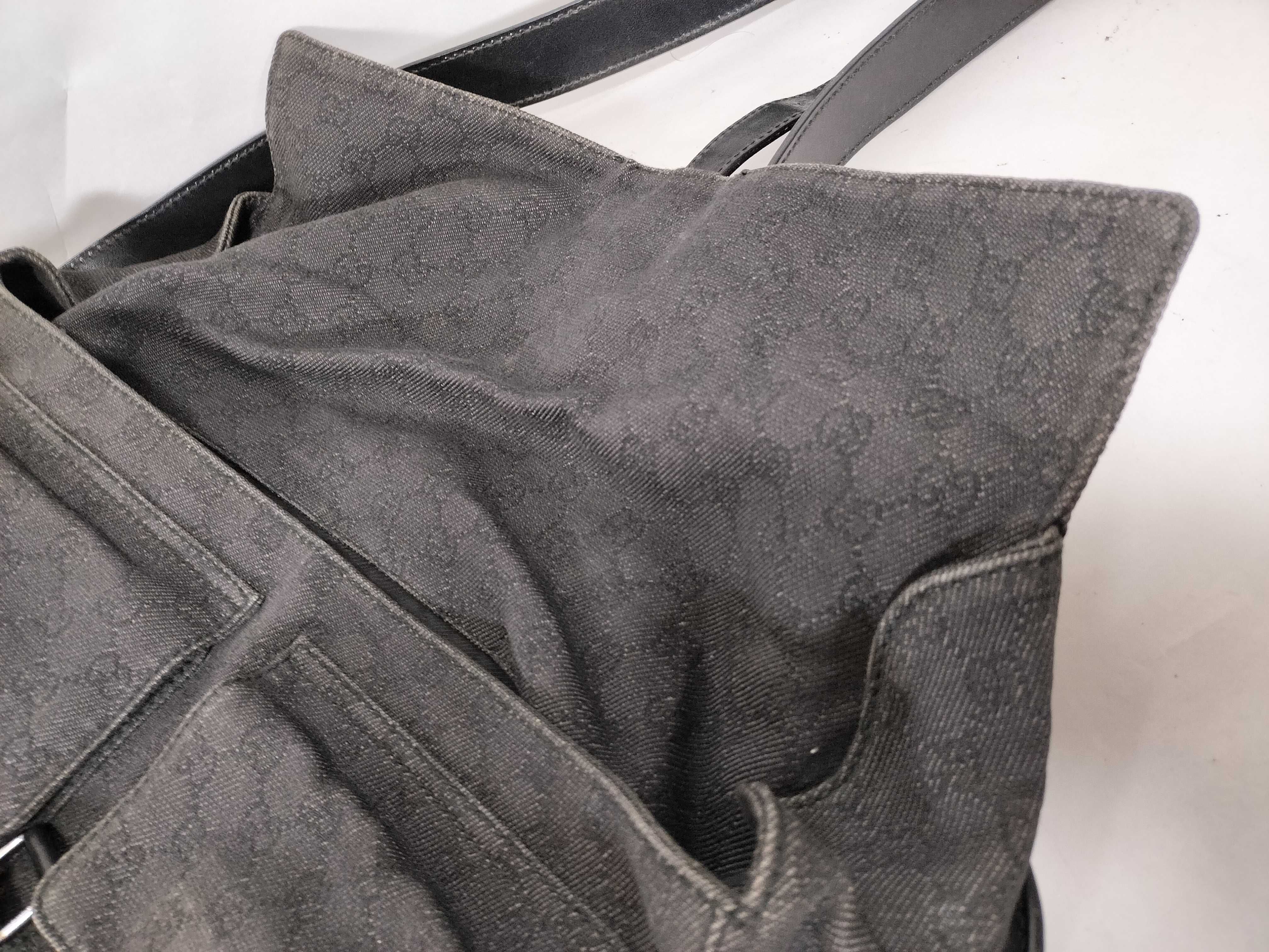 GG Gucci Denim Shoulder Bag — view 8