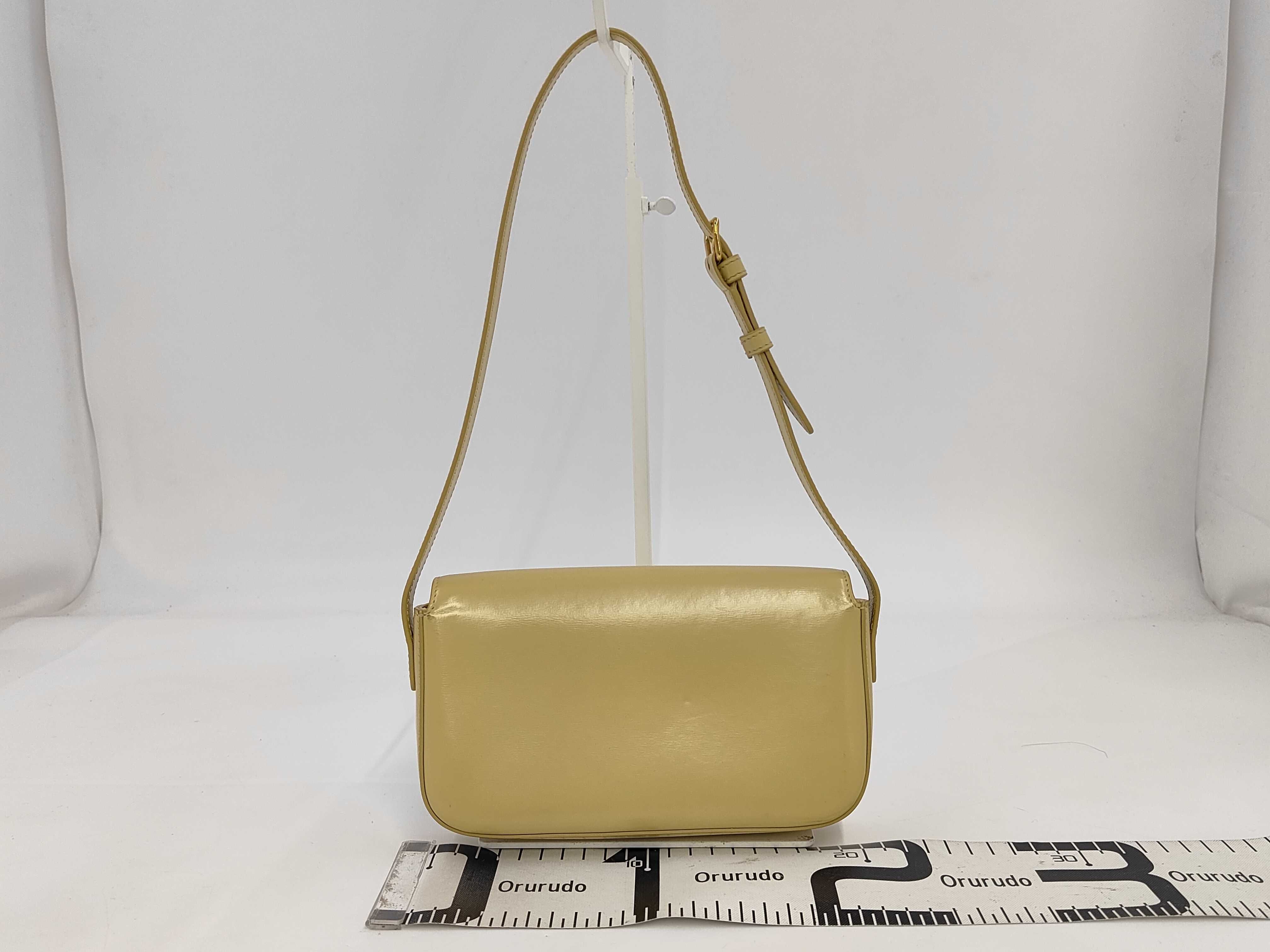Triomphe Yellow Shoulder Bag — view 2