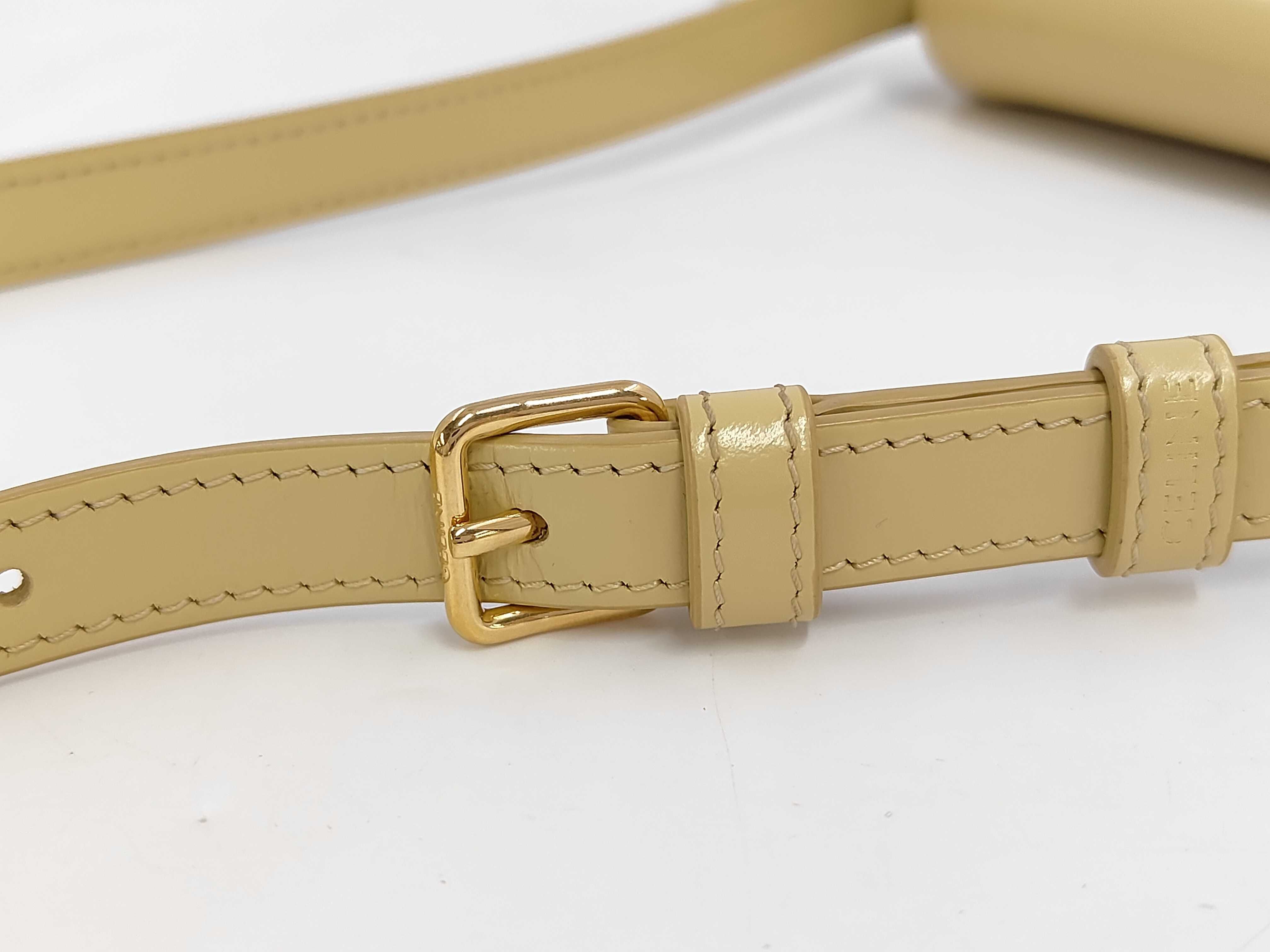 Triomphe Yellow Shoulder Bag — view 4