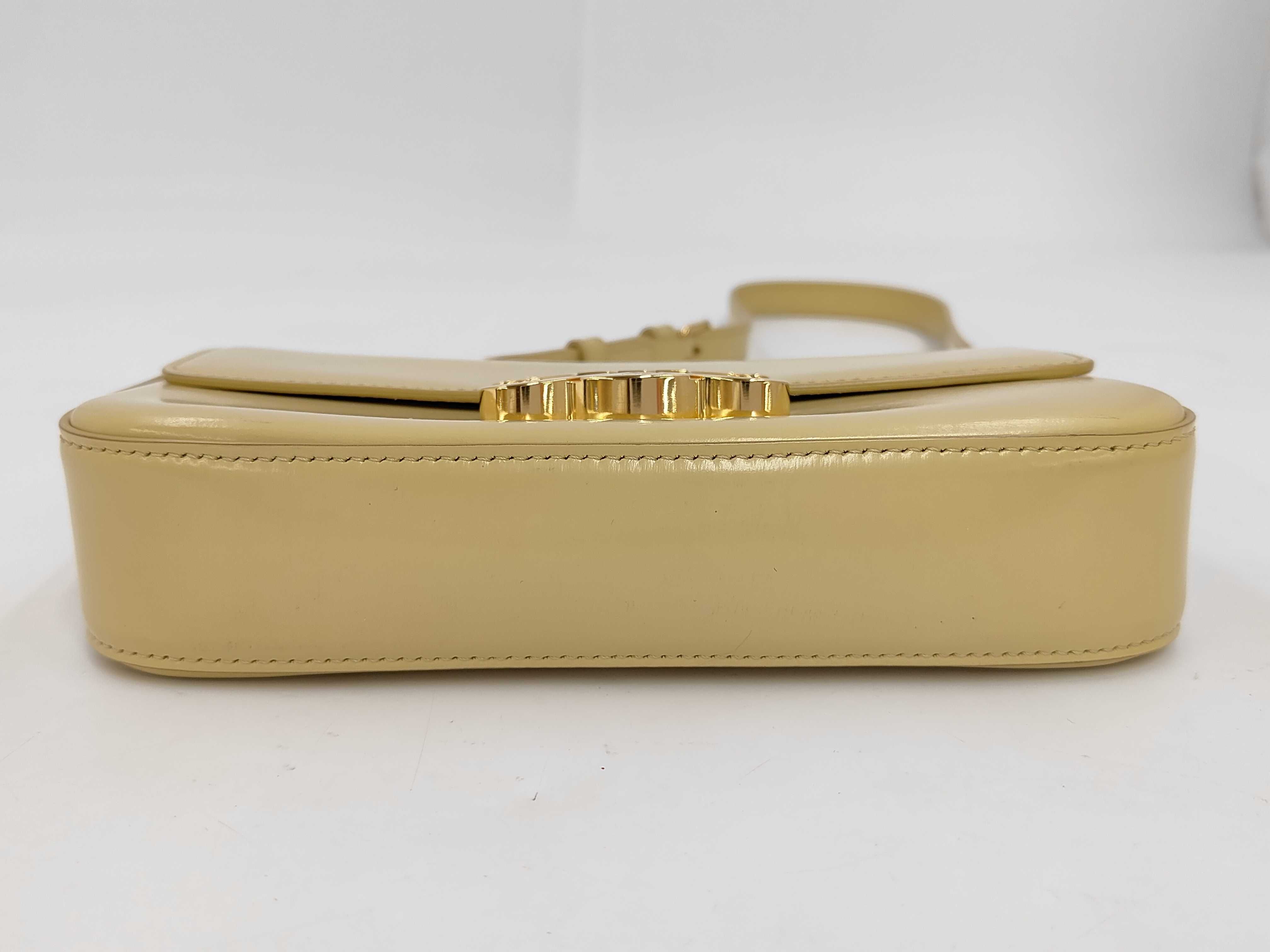 Triomphe Yellow Shoulder Bag — view 7