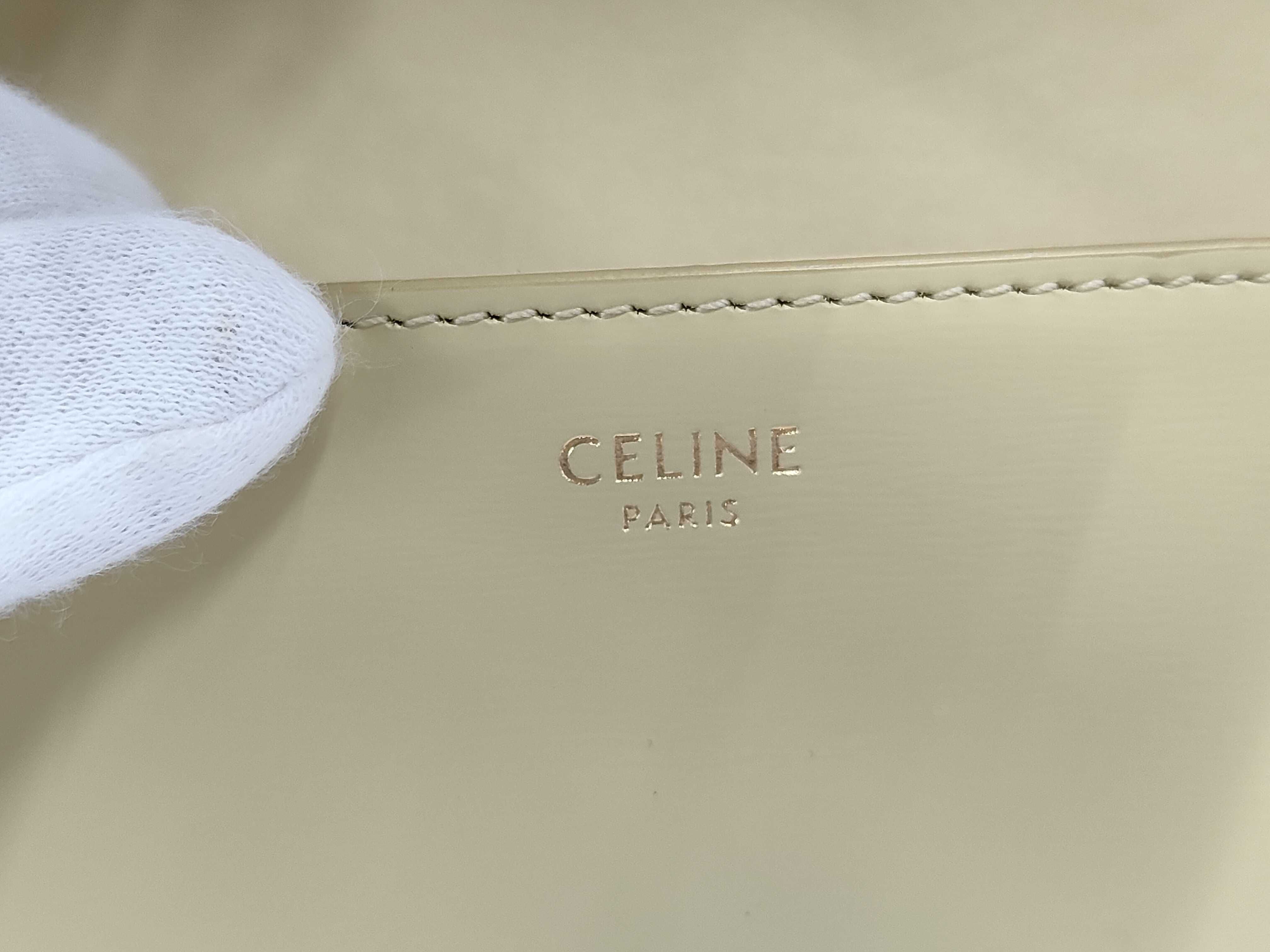Triomphe Yellow Shoulder Bag — view 9
