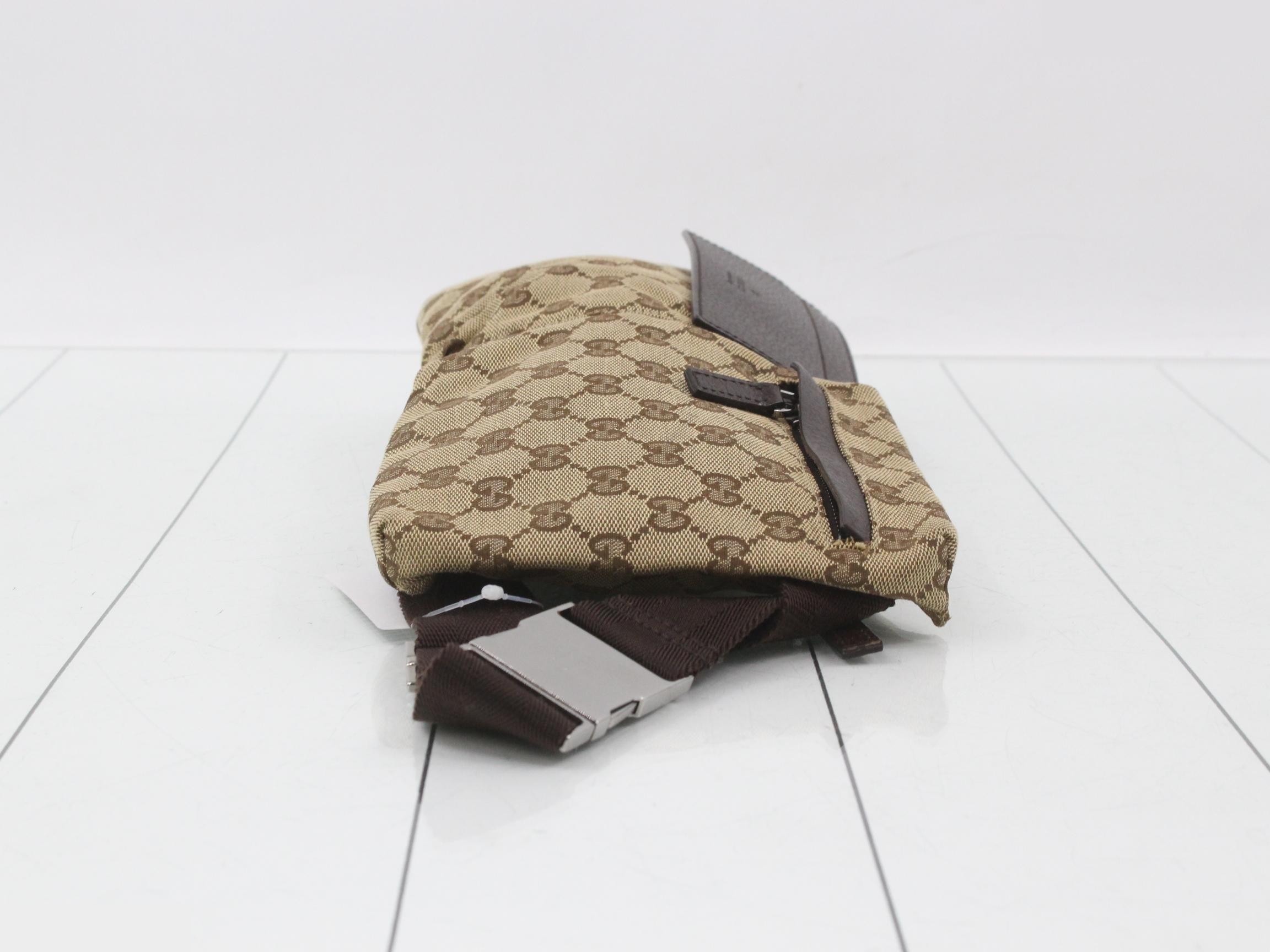 GG Canvas (Bag) - Waist Bag - Brown — view 3
