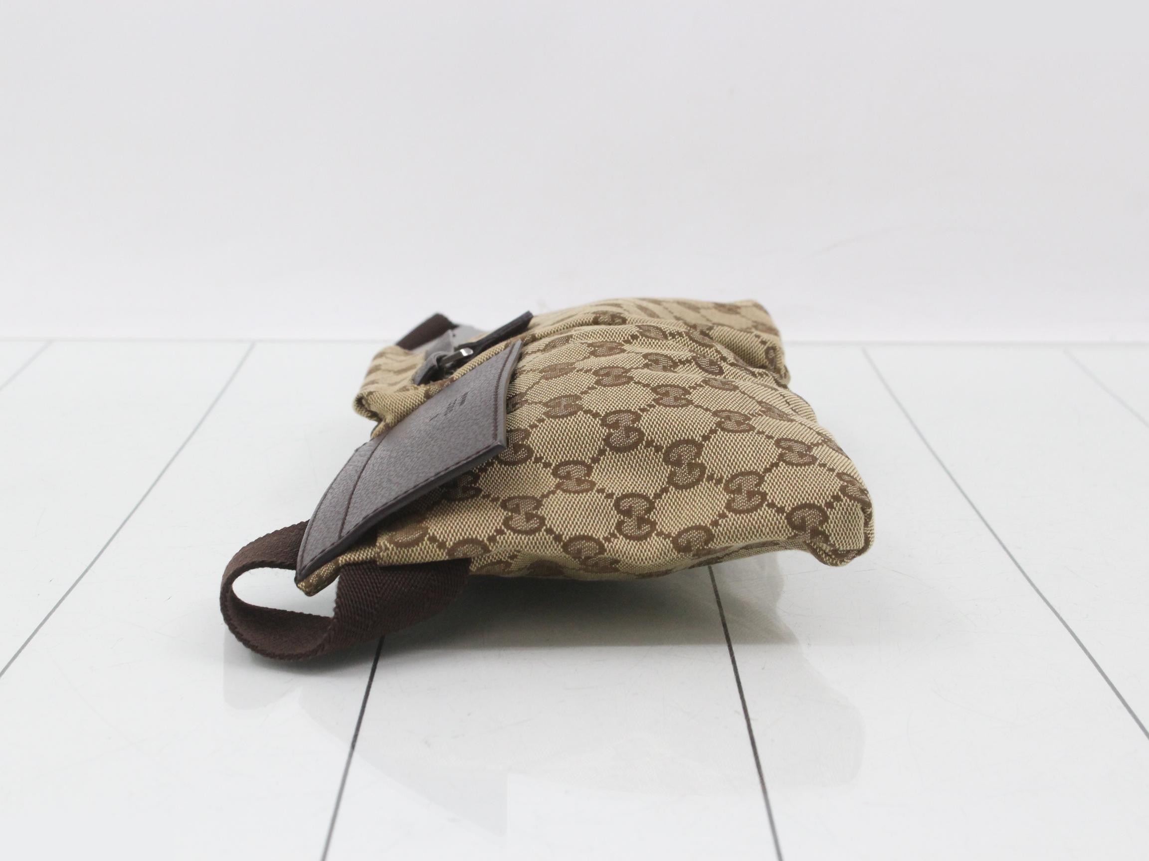 GG Canvas (Bag) - Waist Bag - Brown — view 4