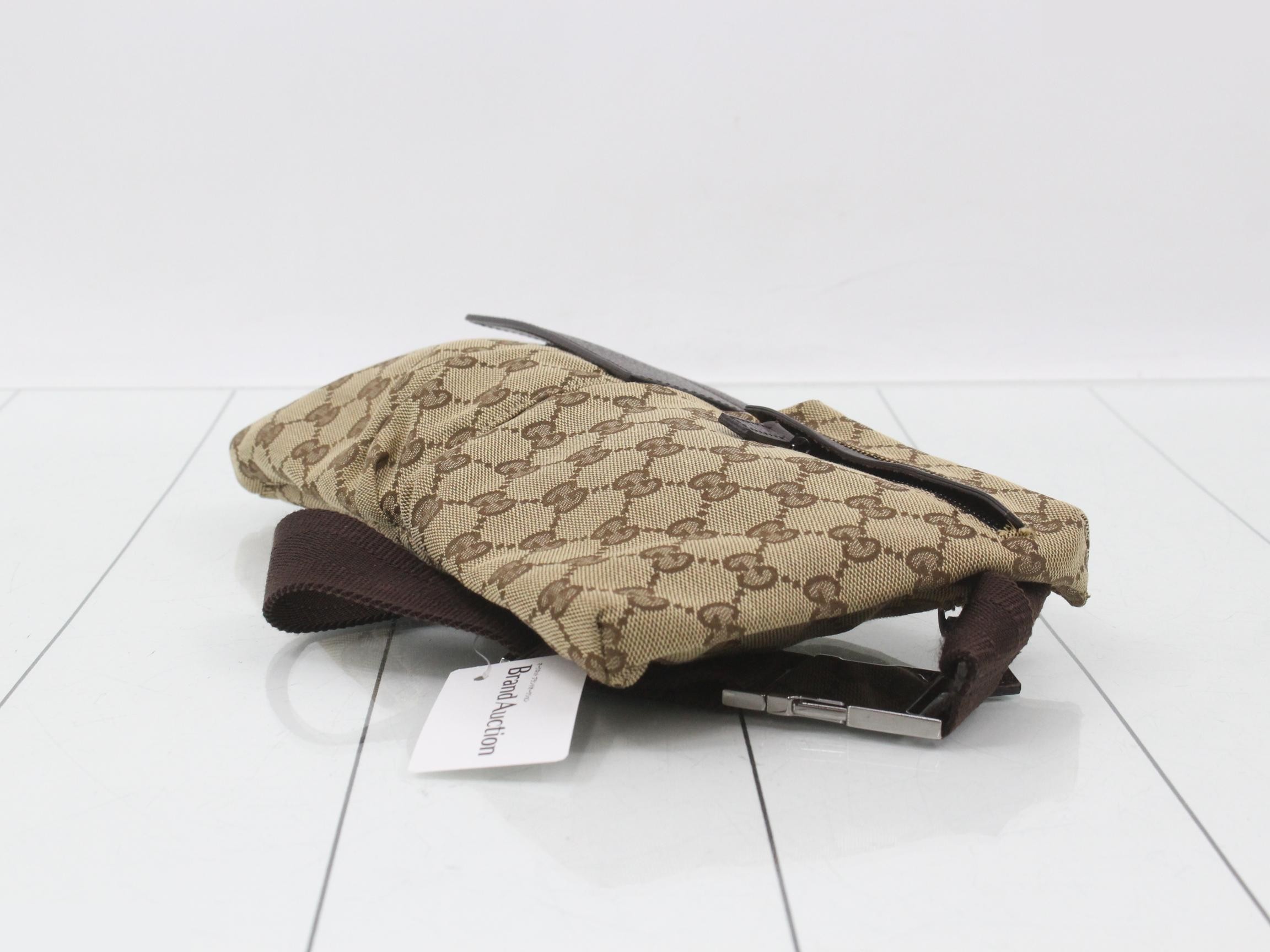 GG Canvas (Bag) - Waist Bag - Brown — view 6