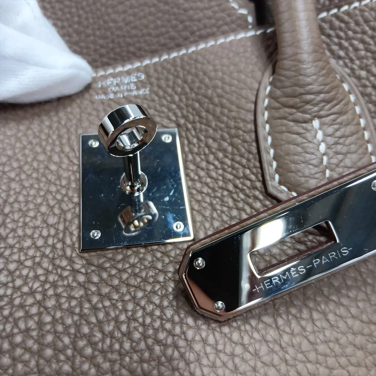 [Individually packaged] Hermes Birkin 30 Letournée Togo Etoupe Silver Hardware U: 2022 — view 15