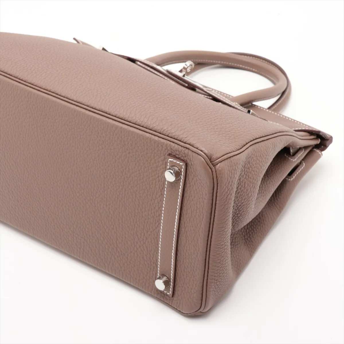 [Individually packaged] Hermes Birkin 30 Letournée Togo Etoupe Silver Hardware U: 2022 — view 3
