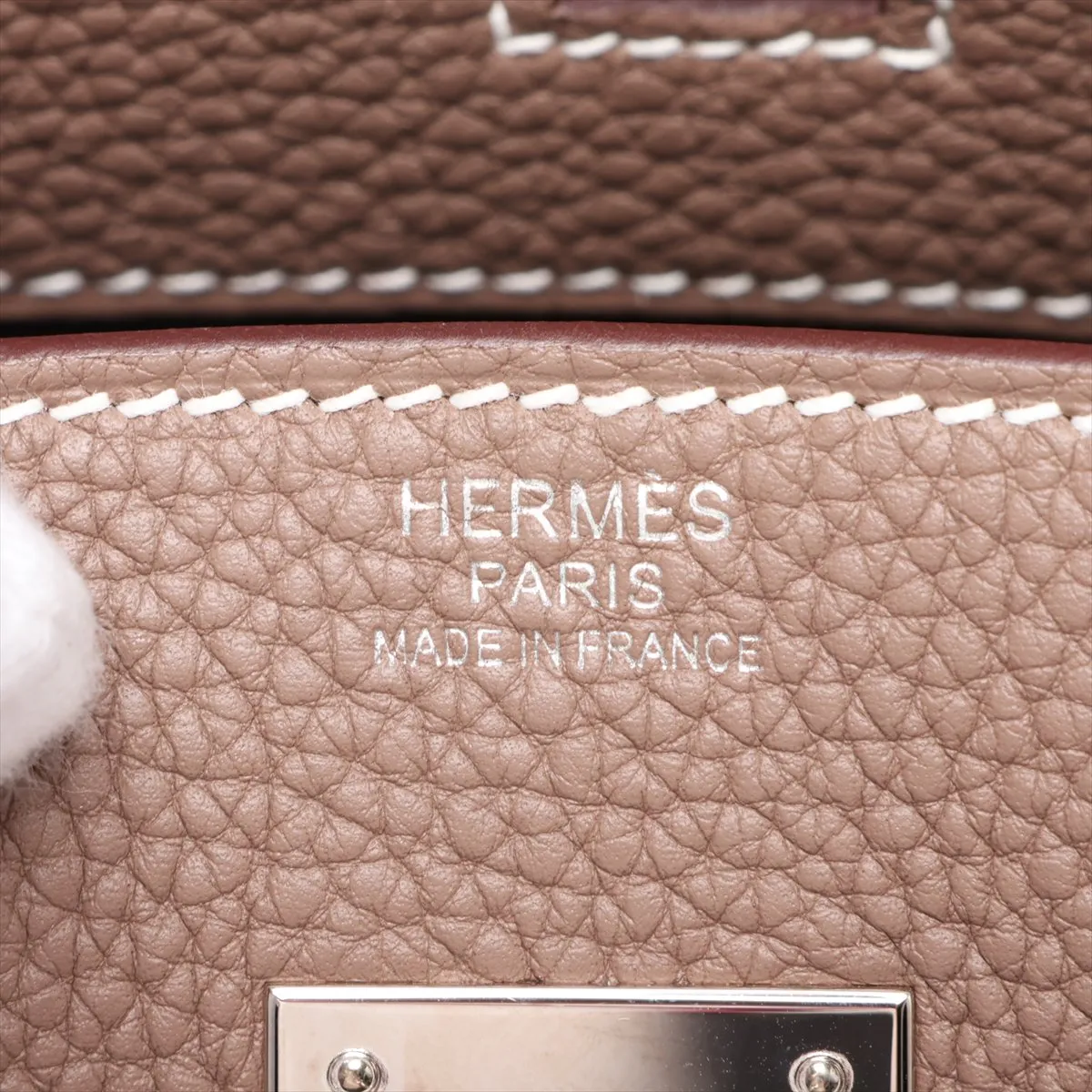 [Individually packaged] Hermes Birkin 30 Letournée Togo Etoupe Silver Hardware U: 2022 — view 10