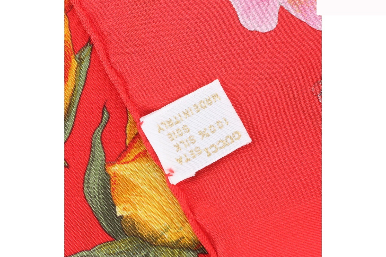 100% Silk Scarf with Tag — view 7