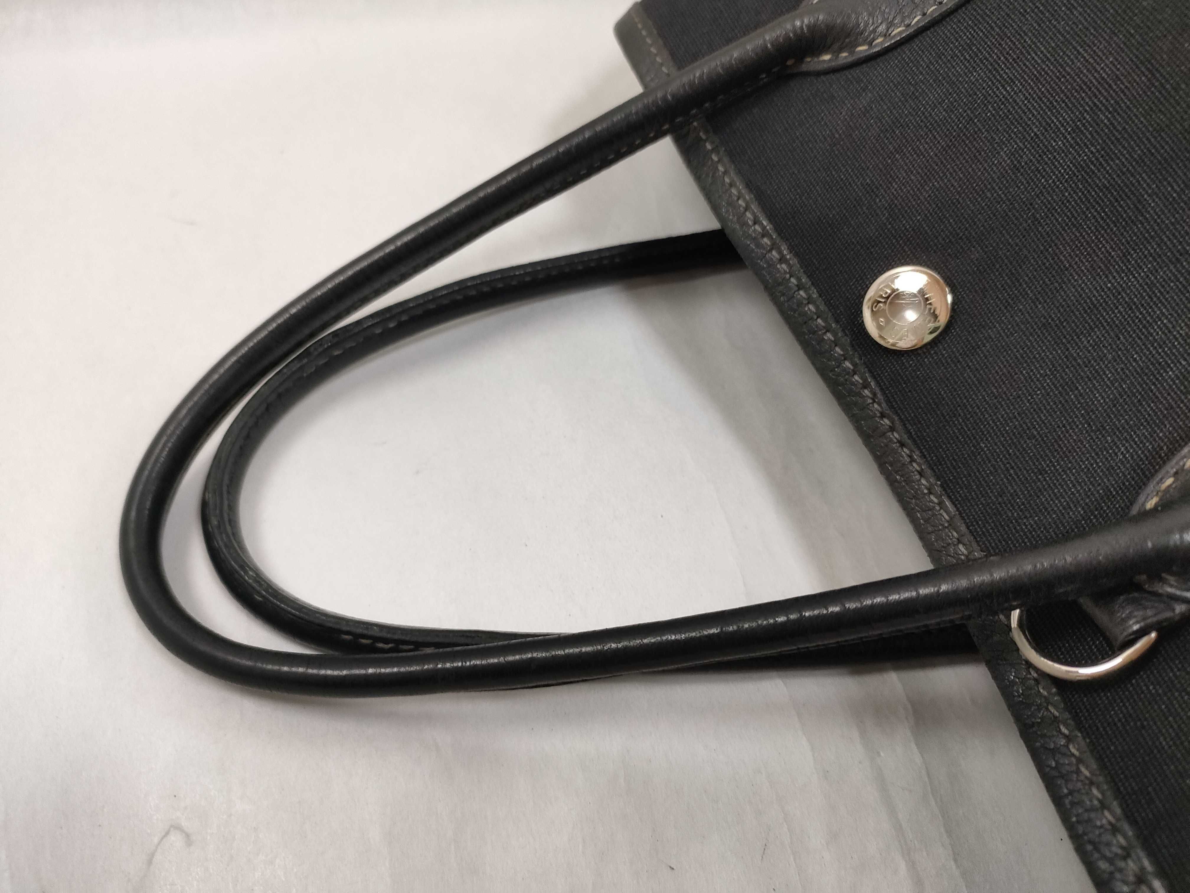 Garden Party TPM Black Canvas Handbag (I stamp) — view 3
