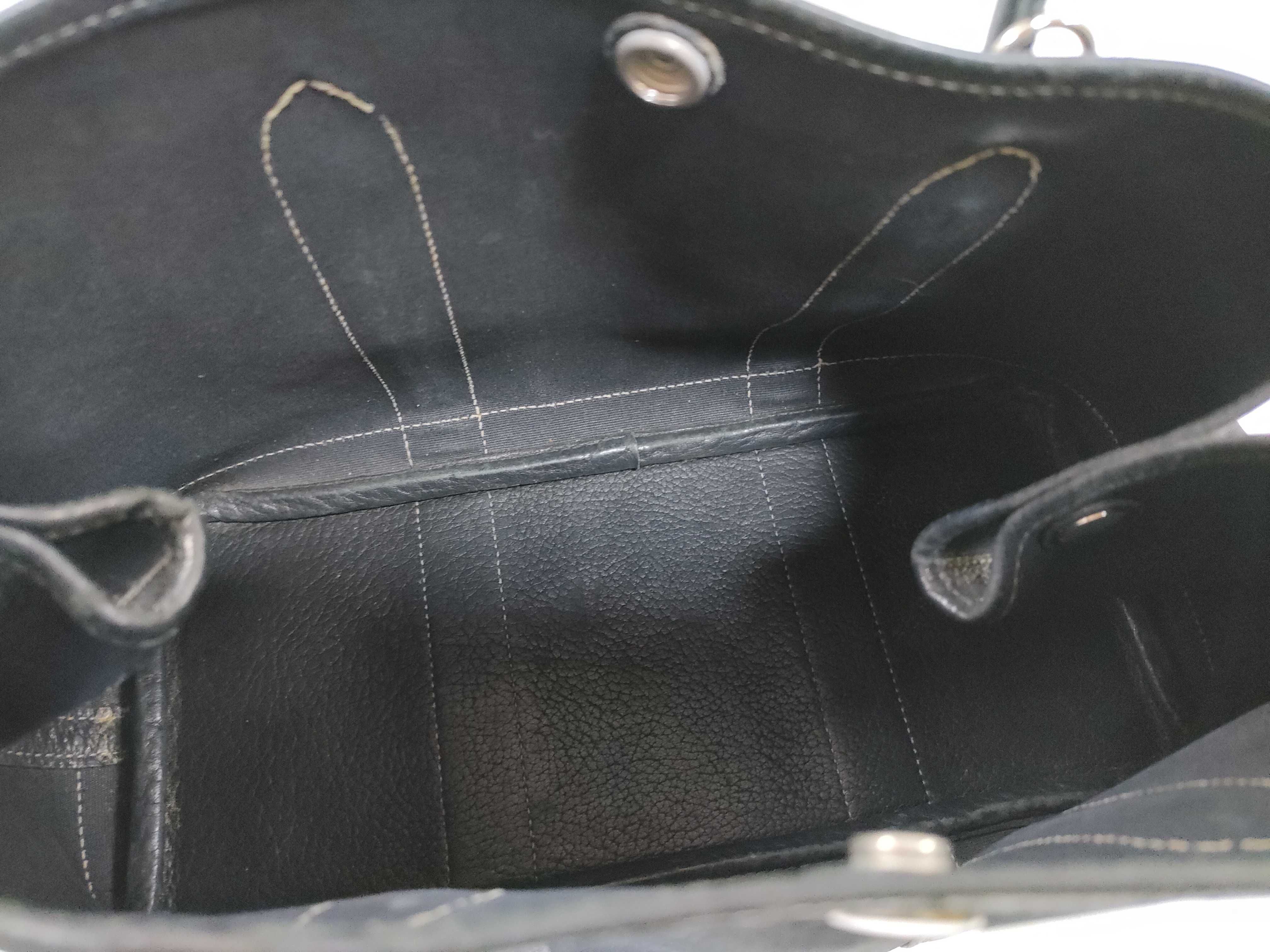 Garden Party TPM Black Canvas Handbag (I stamp) — view 8