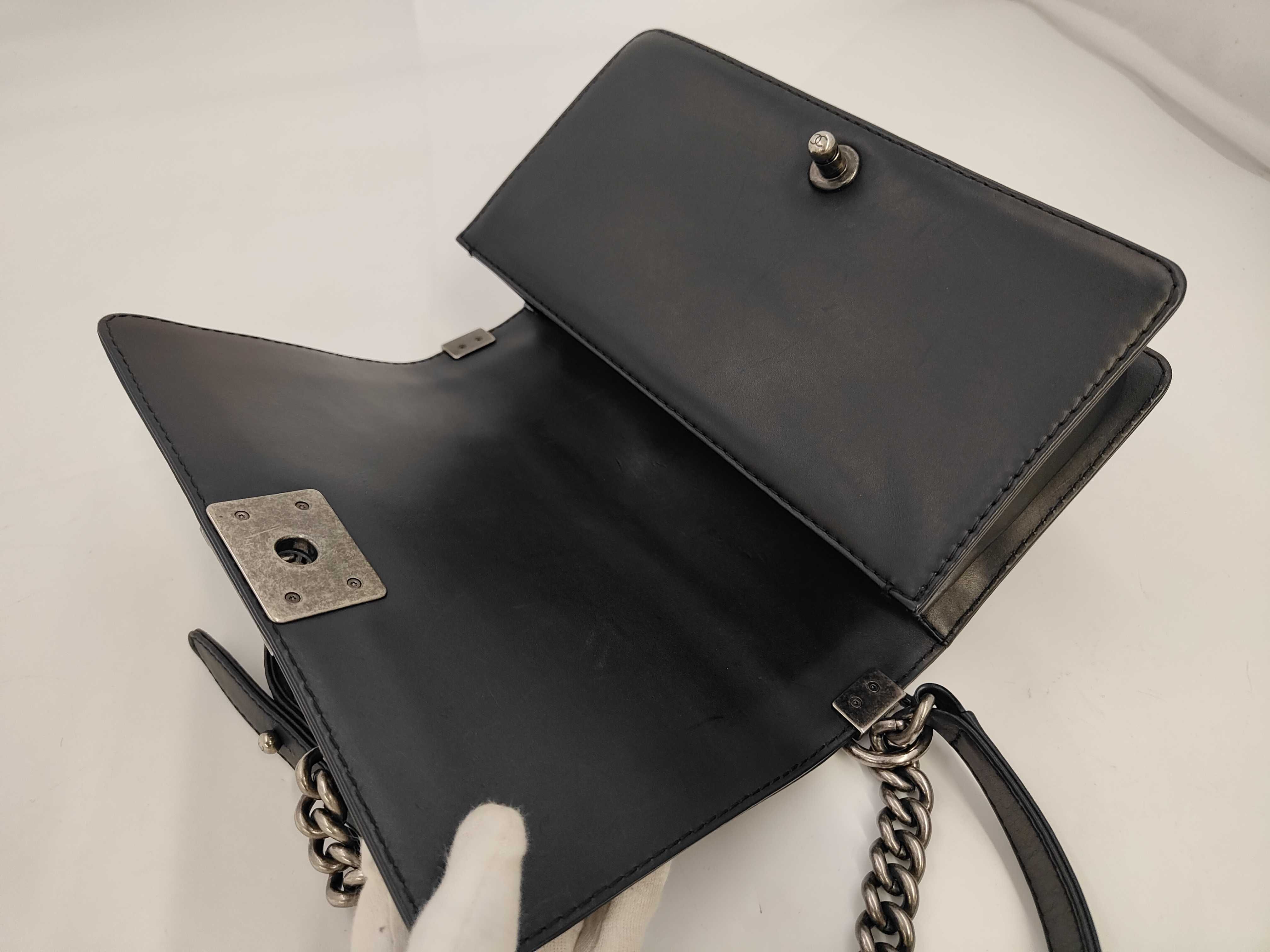 Boy Chanel Matelassé Lambskin Shoulder Bag — view 8
