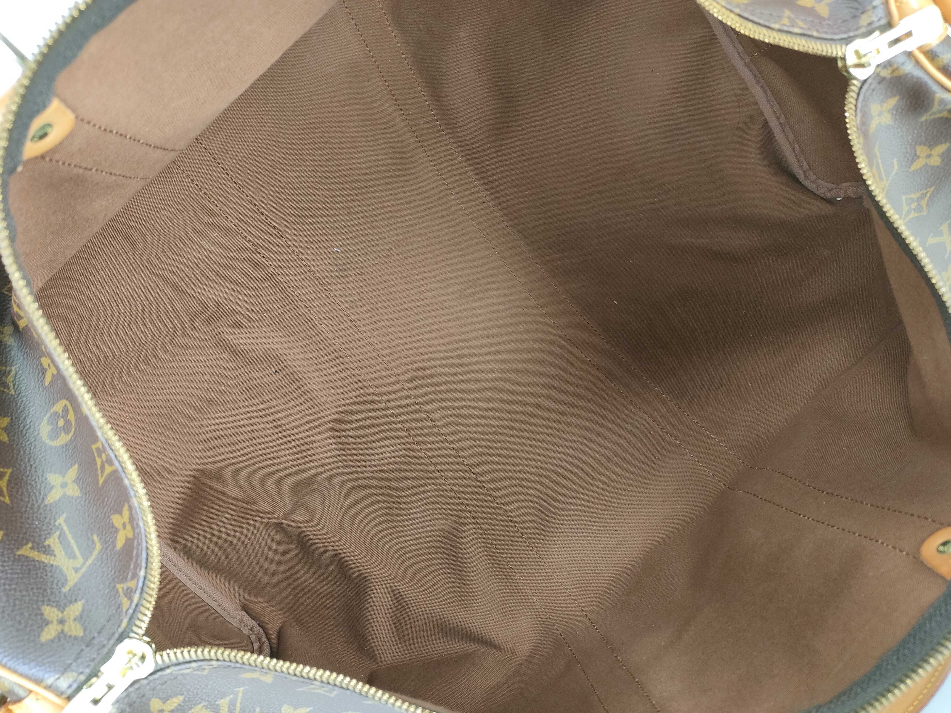 Monogram Keepall Bandoulière 55 M41414 Brown TH0935 Boston Bag — view 11