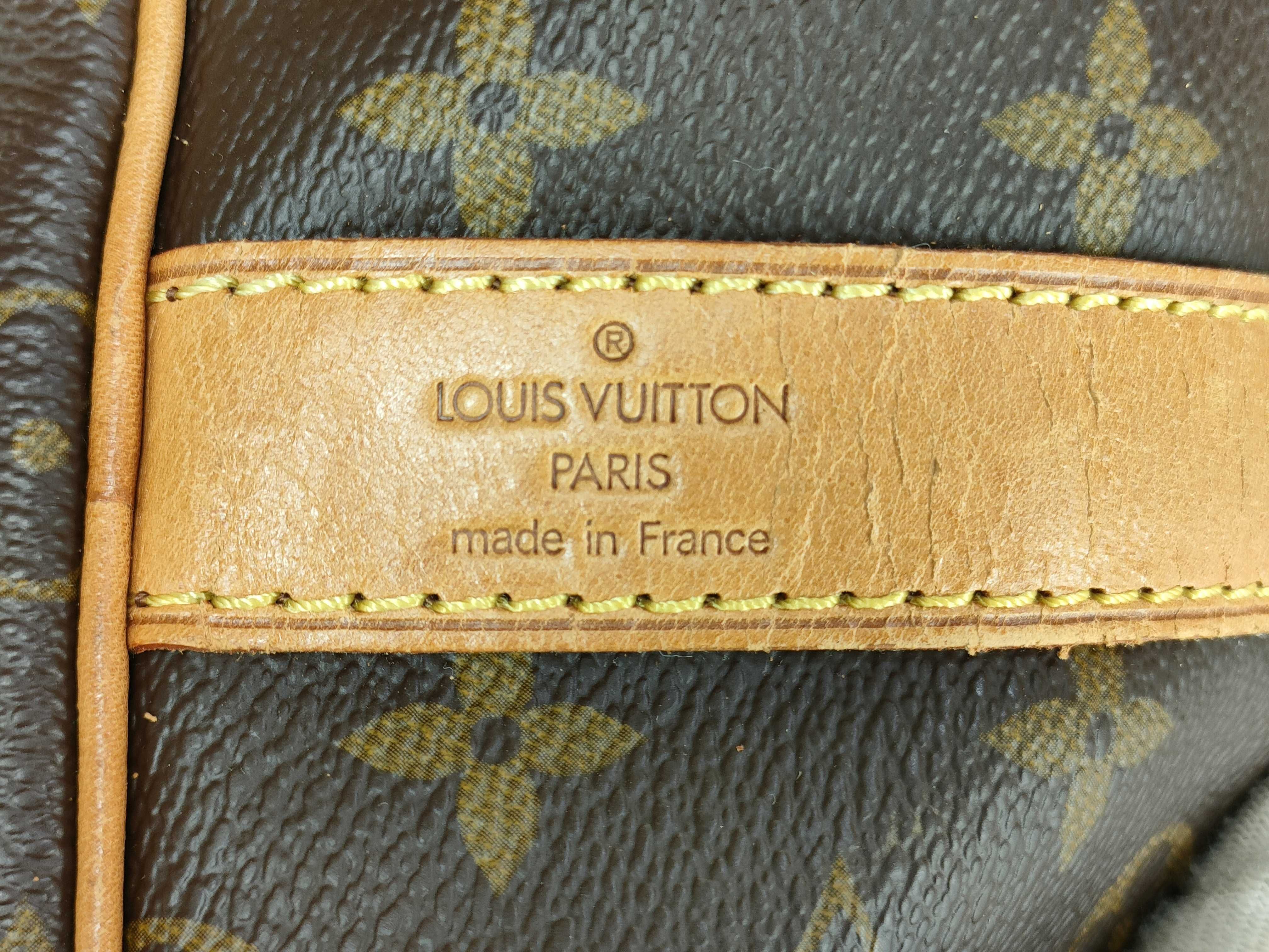 Monogram Keepall Bandoulière 55 M41414 Brown TH0935 Boston Bag — view 12
